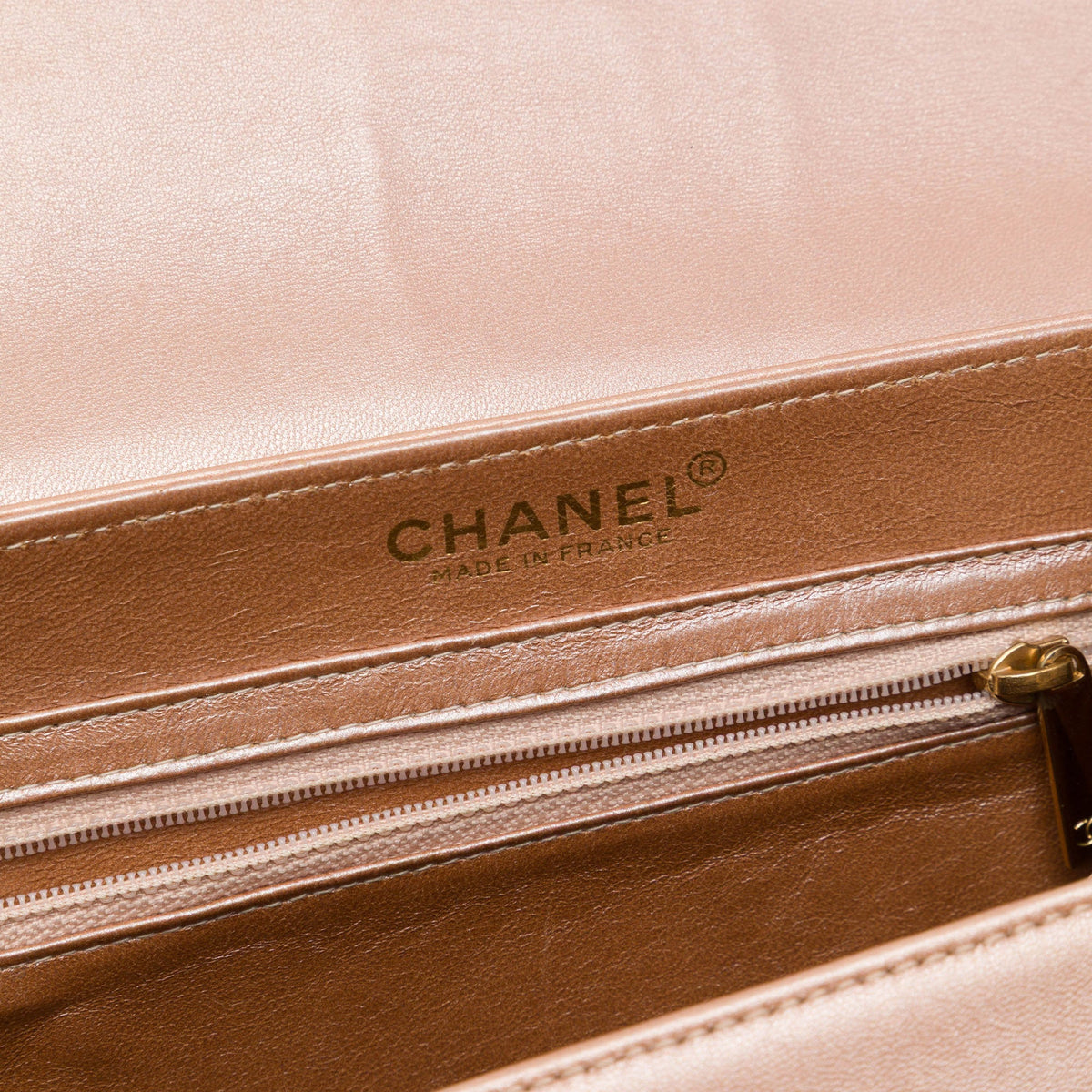 Chanel Lambskin Chocolate Bar Accordion Mademoiselle Turnlock Flap