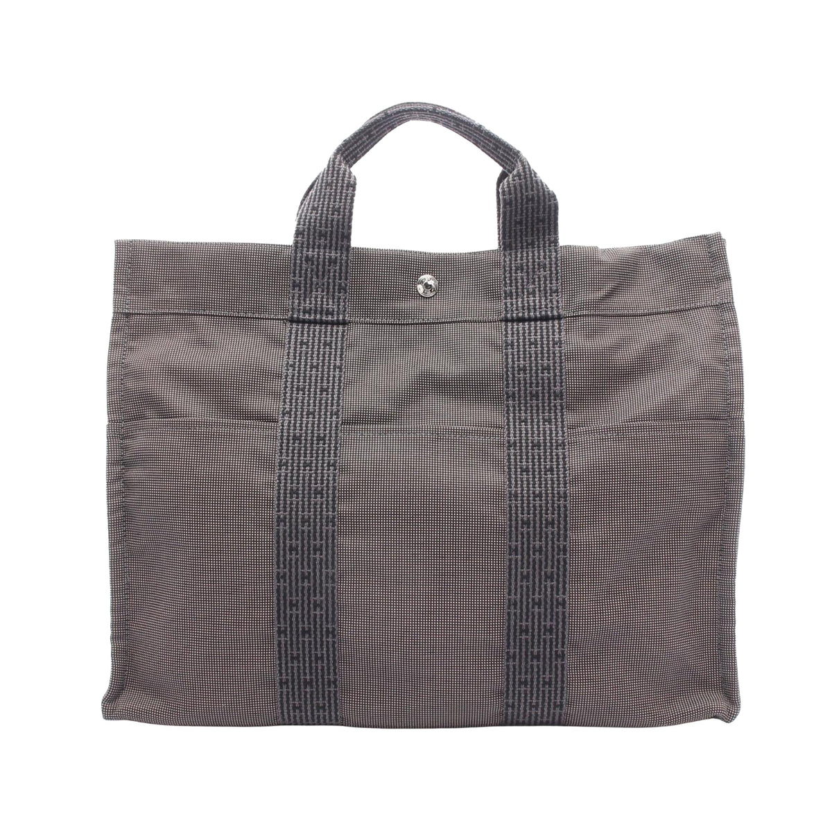 Hermès Canvas Herline MM — Gray