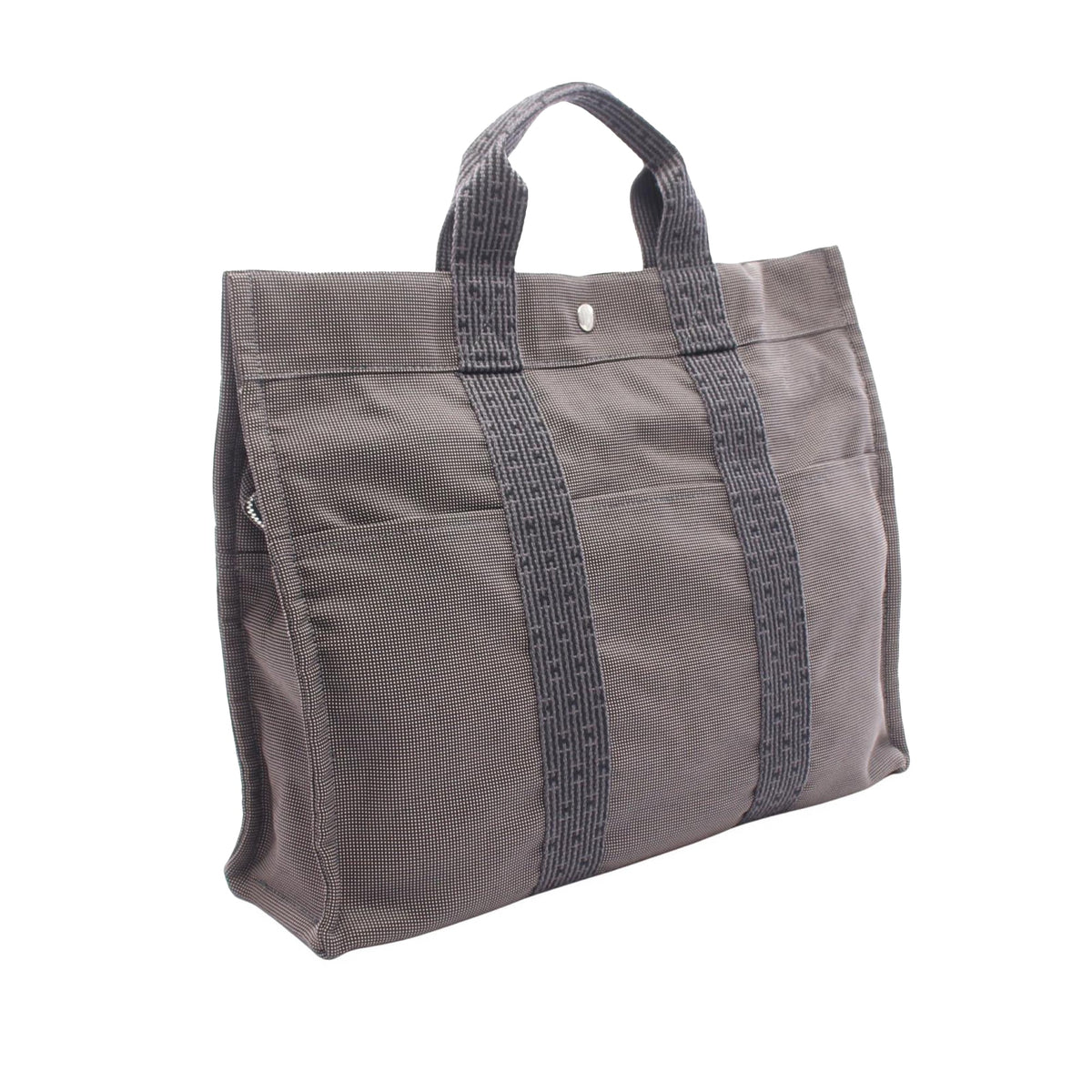 Hermès Canvas Herline MM — Gray