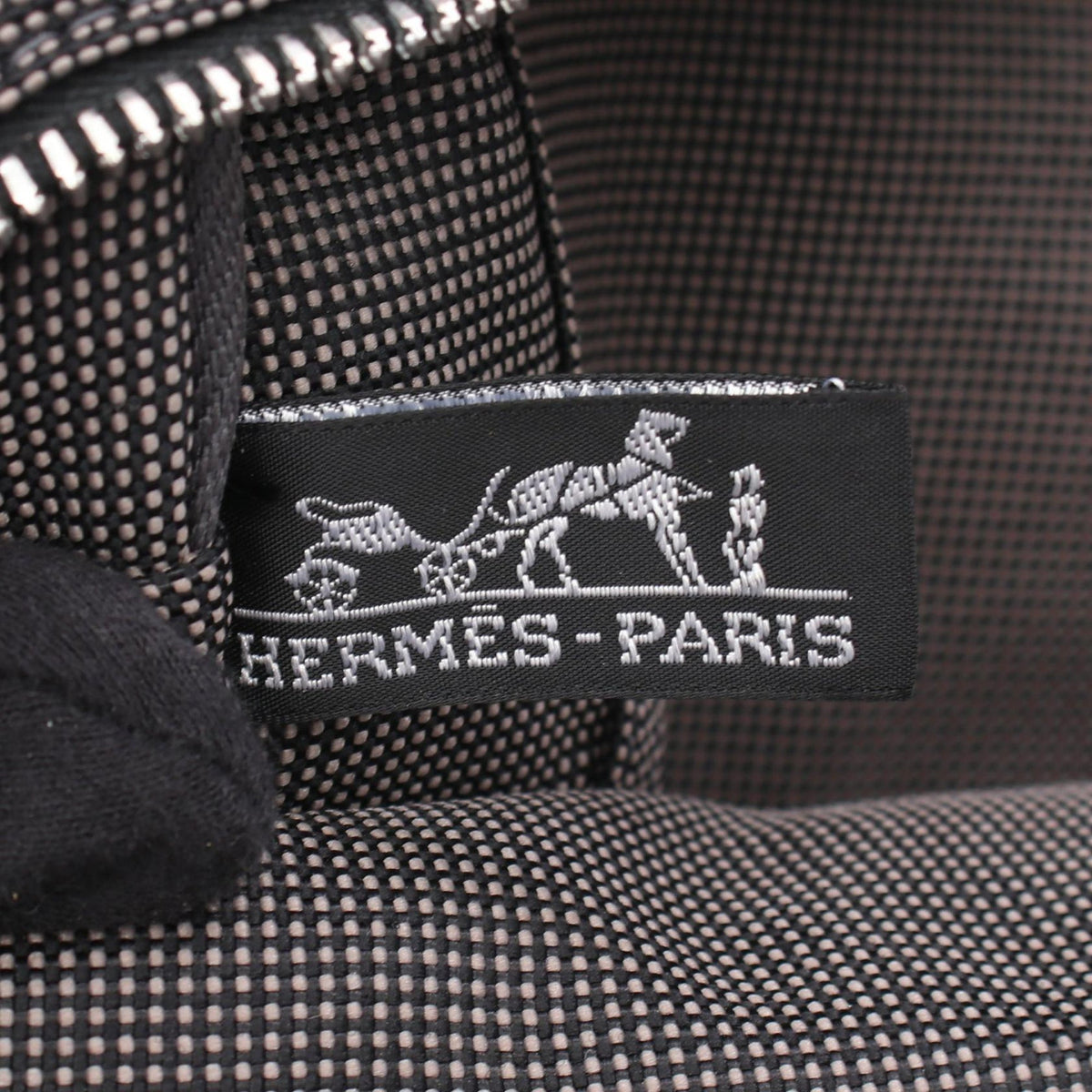 Hermès Canvas Herline MM — Gray