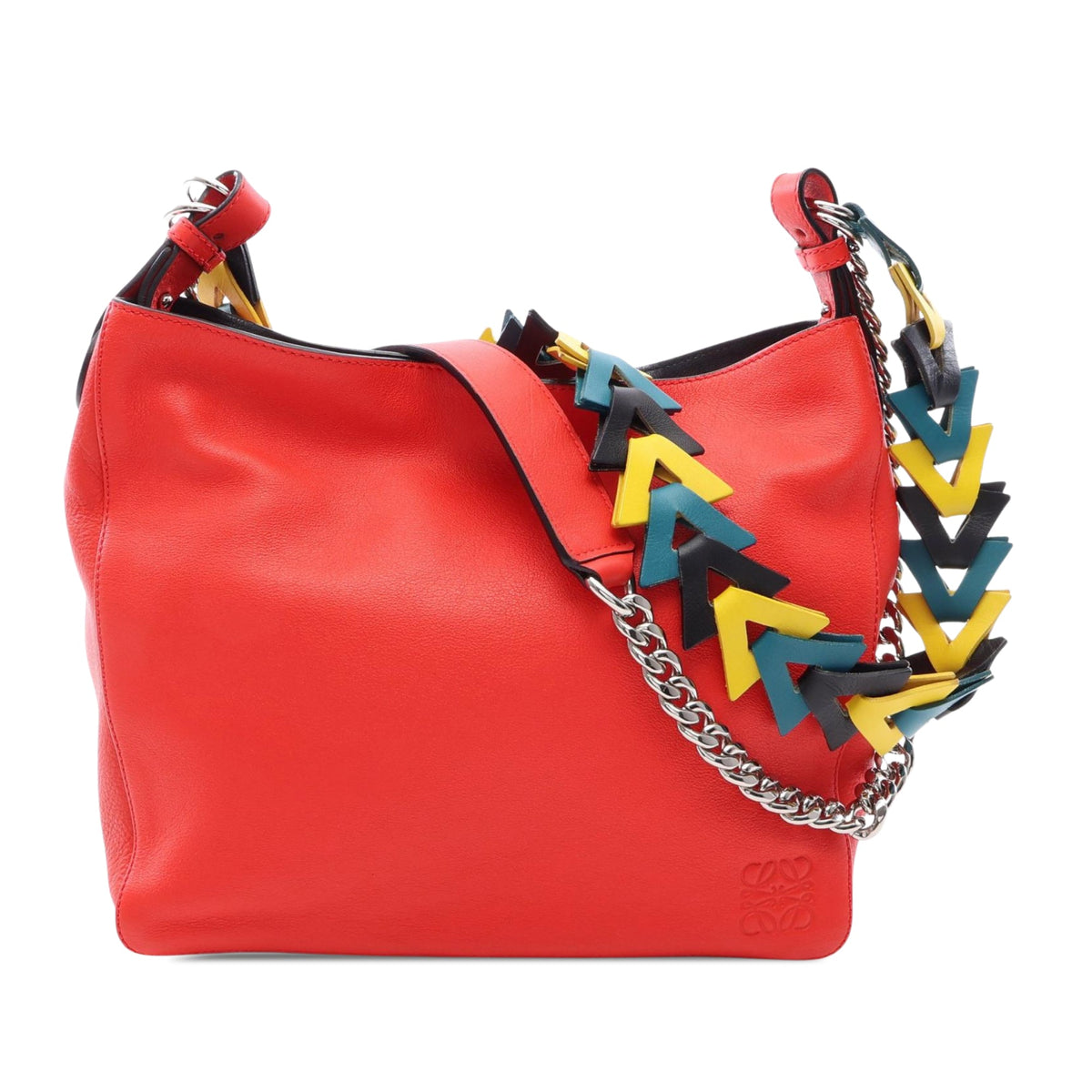 LOEWE Leather V Bucket Bag