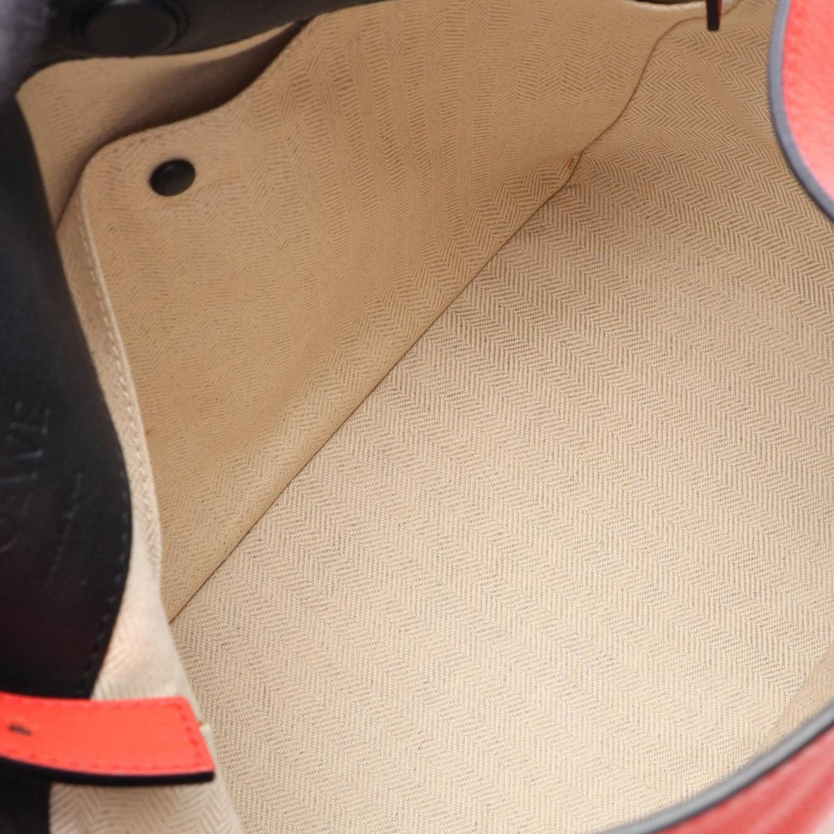 LOEWE Leather V Bucket Bag