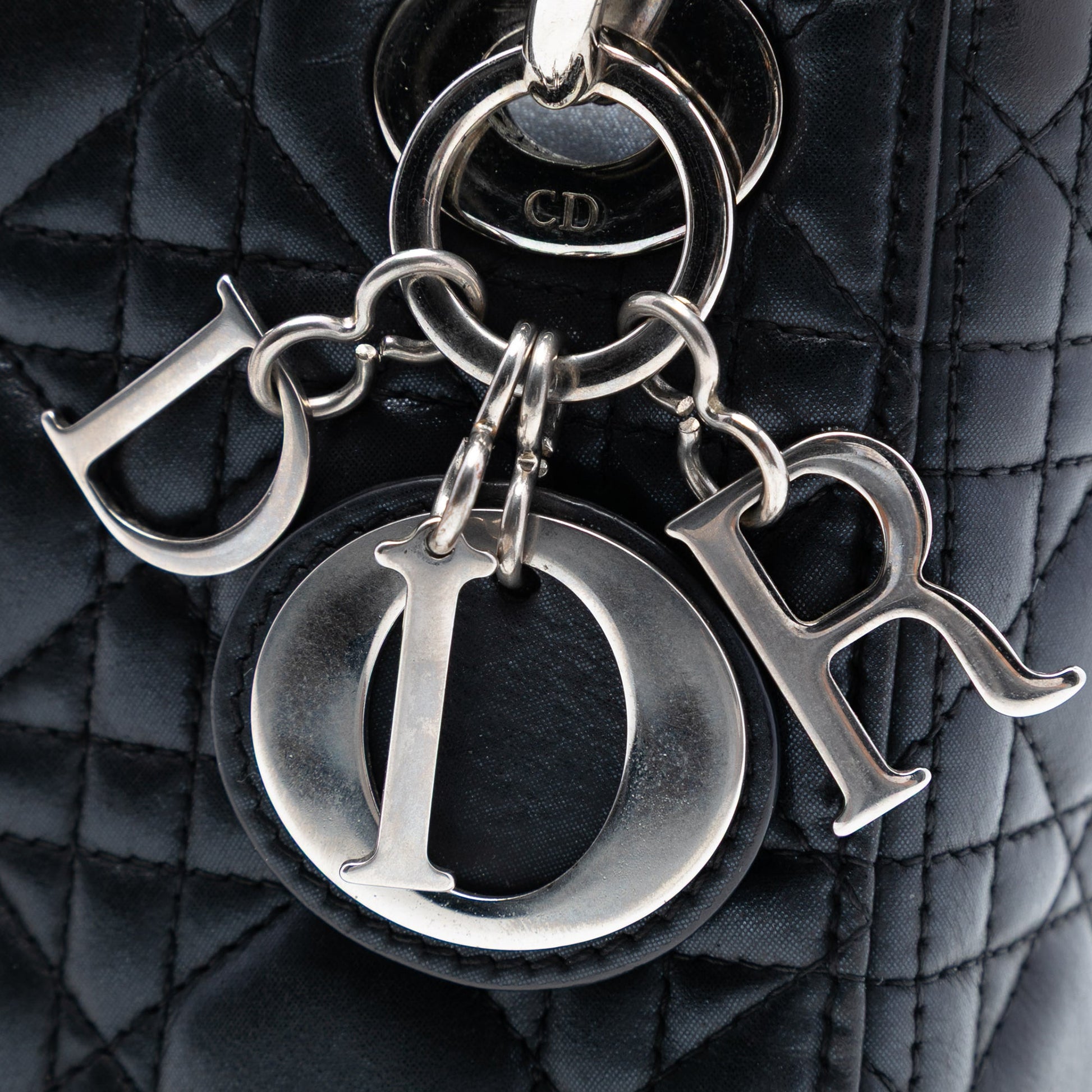 Dior Mini Iridescent Lambskin Cannage Lady Dior