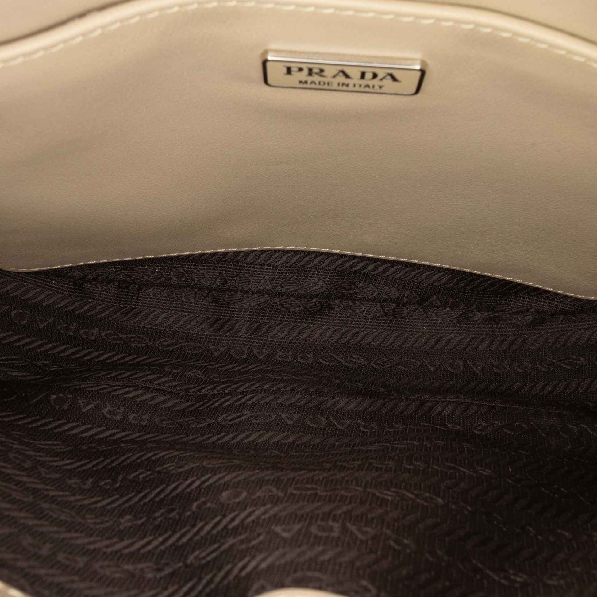 Prada Brushed Leather Cleo Shoulder Bag