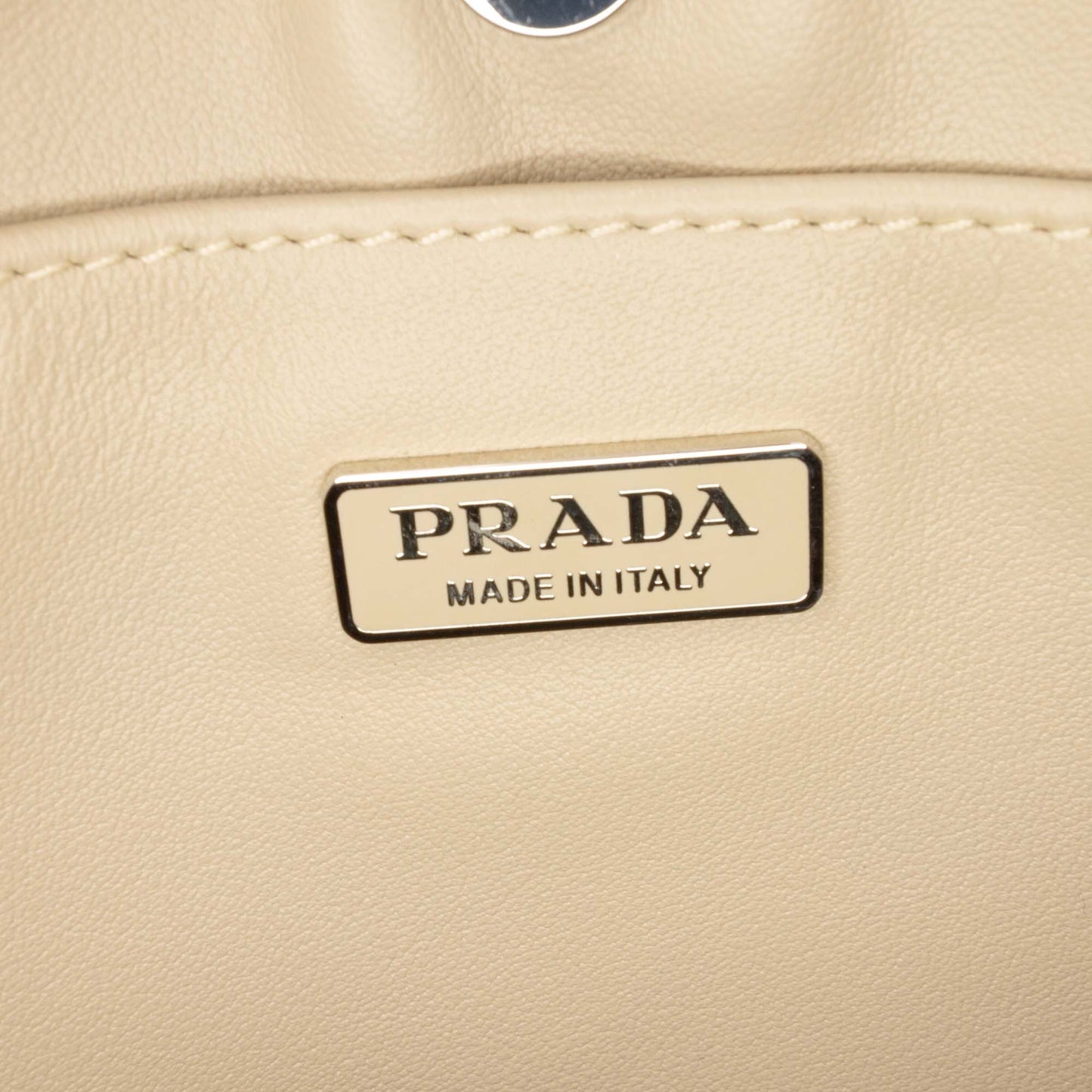 Prada Brushed Leather Cleo Shoulder Bag