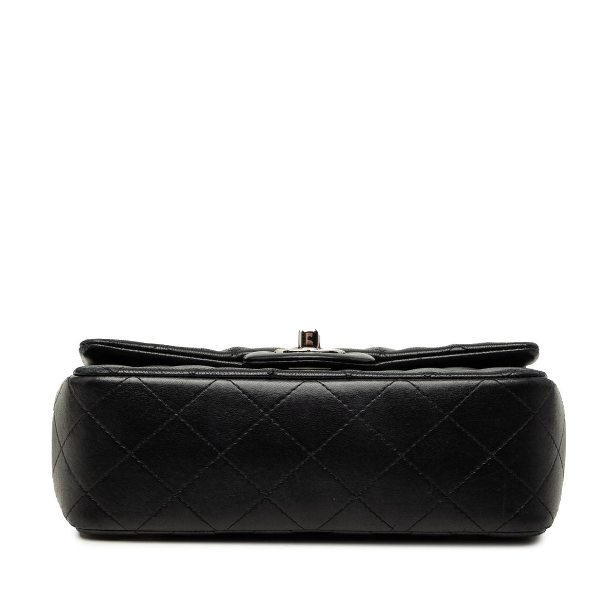 Chanel Mini Rectangular Classic Lambskin Valentines Heart Charms Single Flap — Black