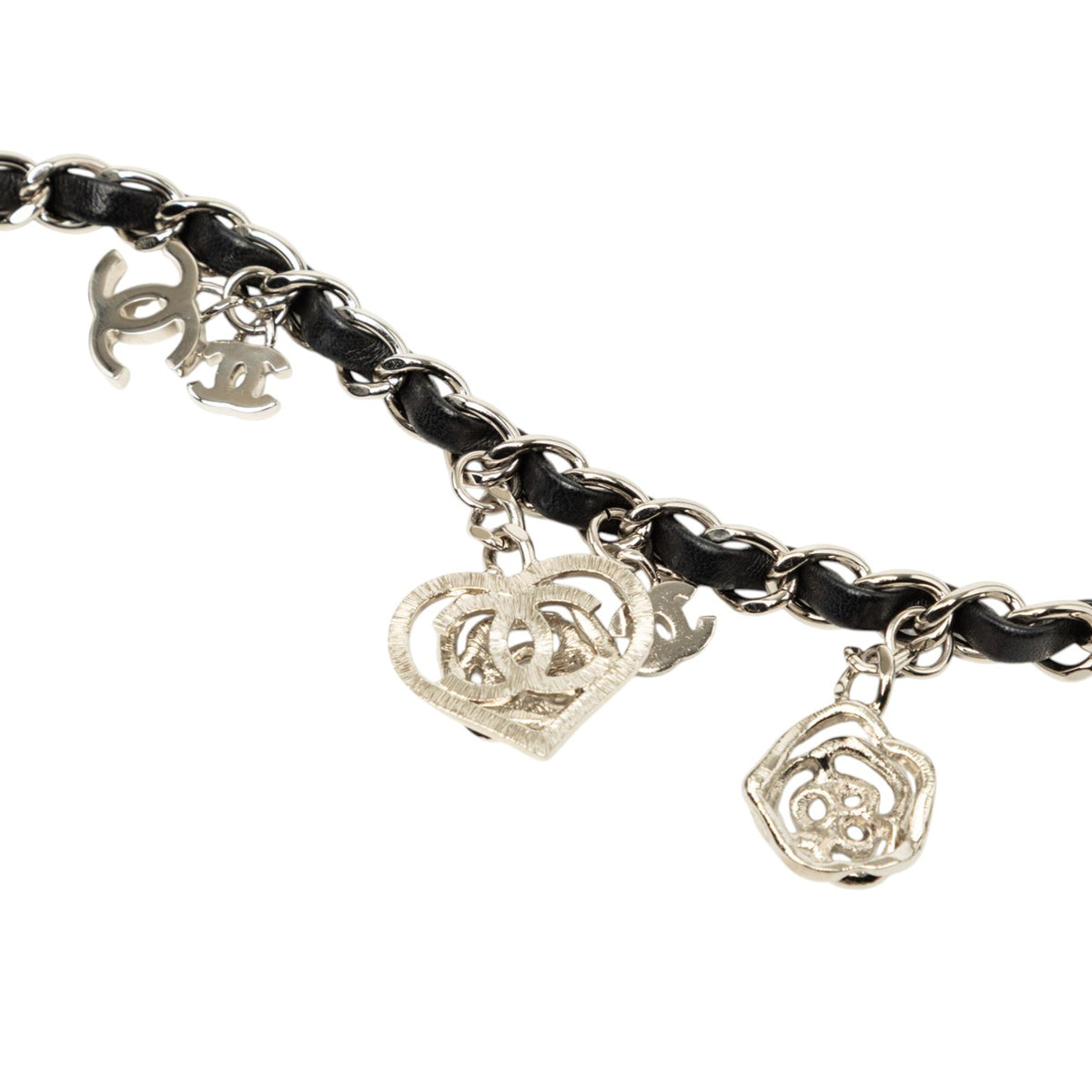 Chanel Mini Rectangular Classic Lambskin Valentines Heart Charms Single Flap — Black