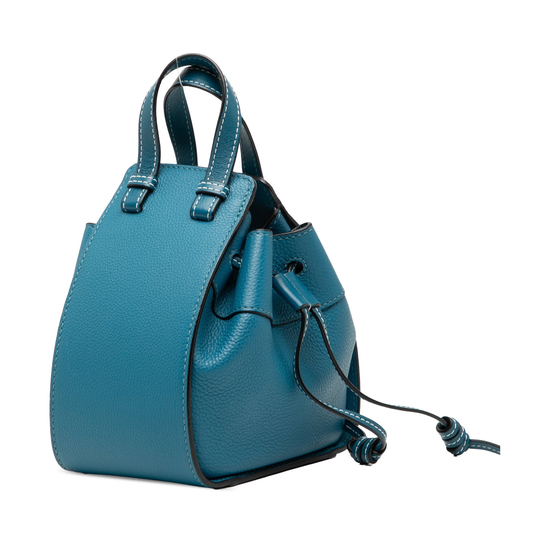 LOEWE Mini Leather Drawstring Hammock Bag