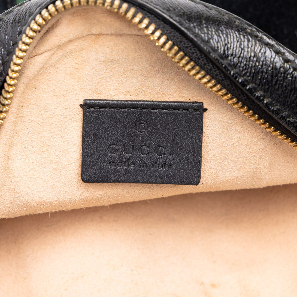 Gucci Mini Suede Web Ophidia Round Crossbody — Black