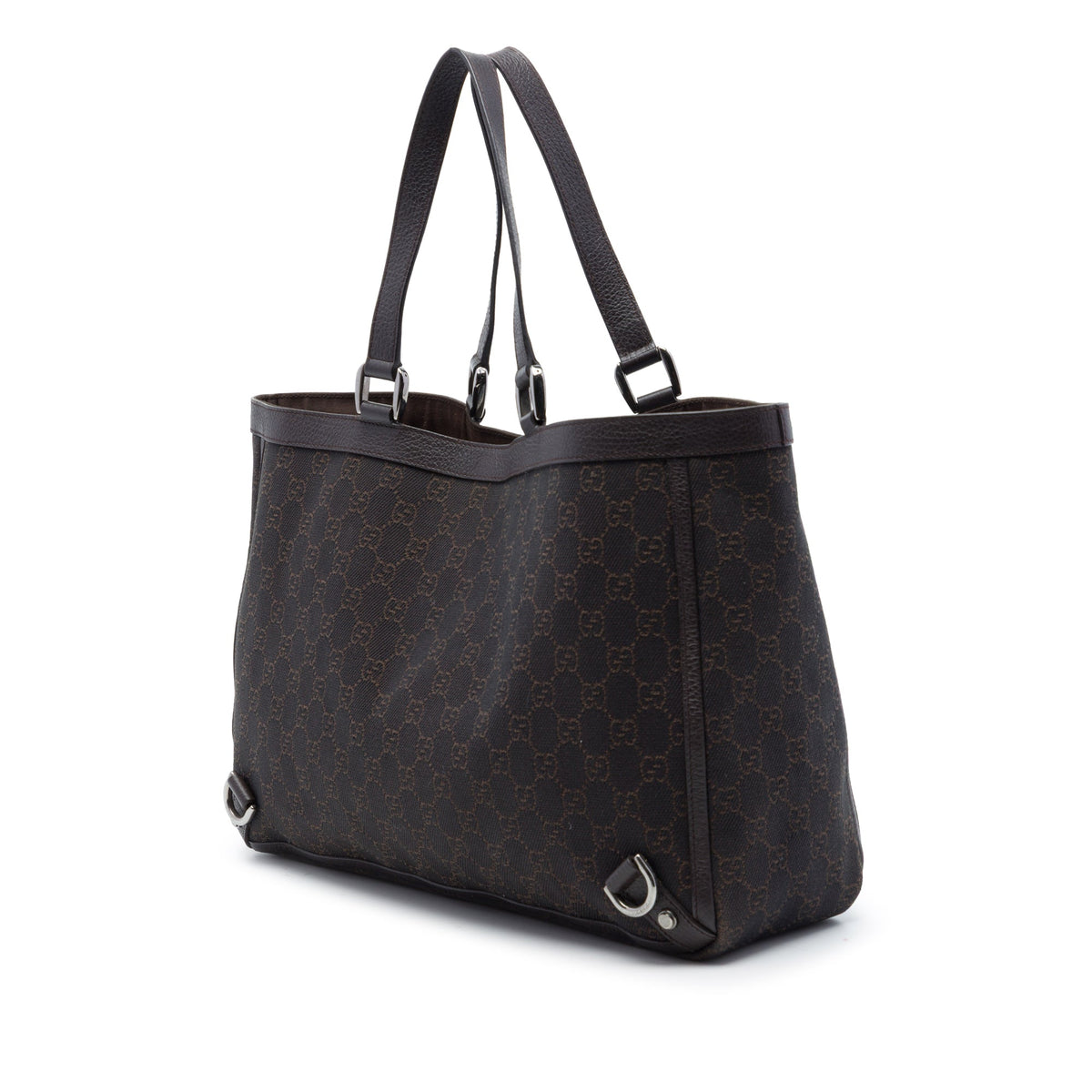 Gucci GG Denim Abbey D Ring Tote