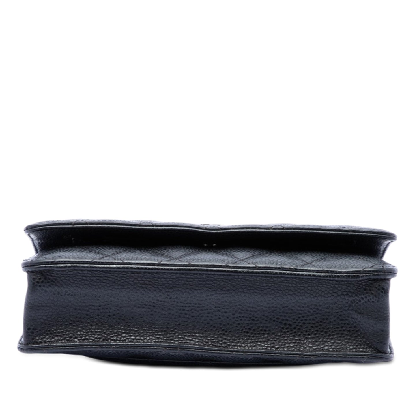 Chanel CC Quilted Caviar Wallet on Chain