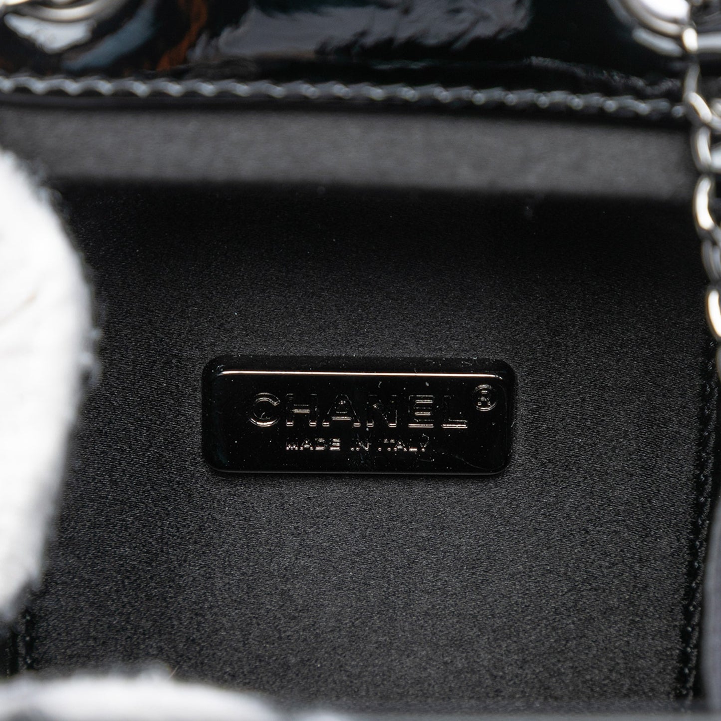 Patent Milk Carton Crossbody