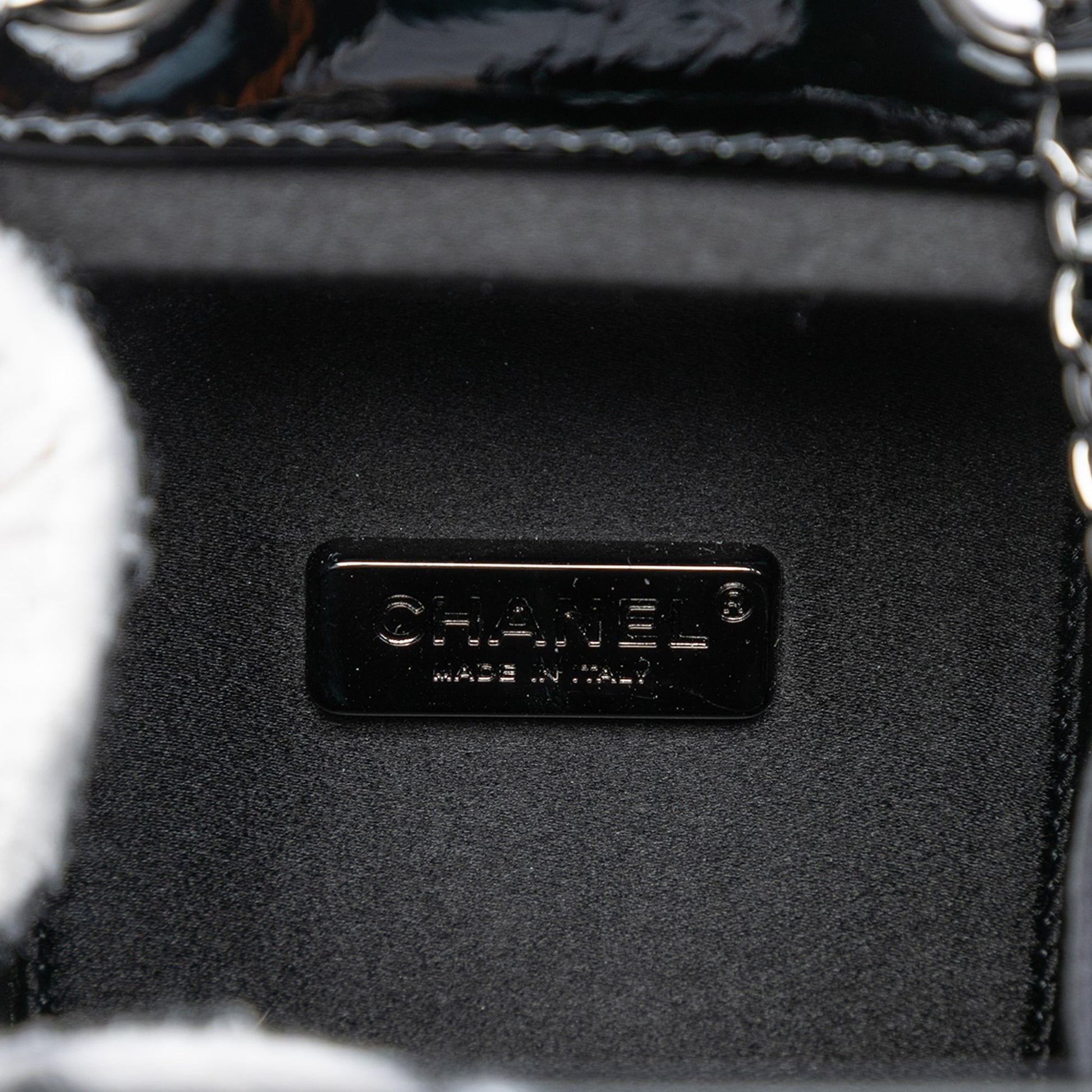 Patent Milk Carton Crossbody