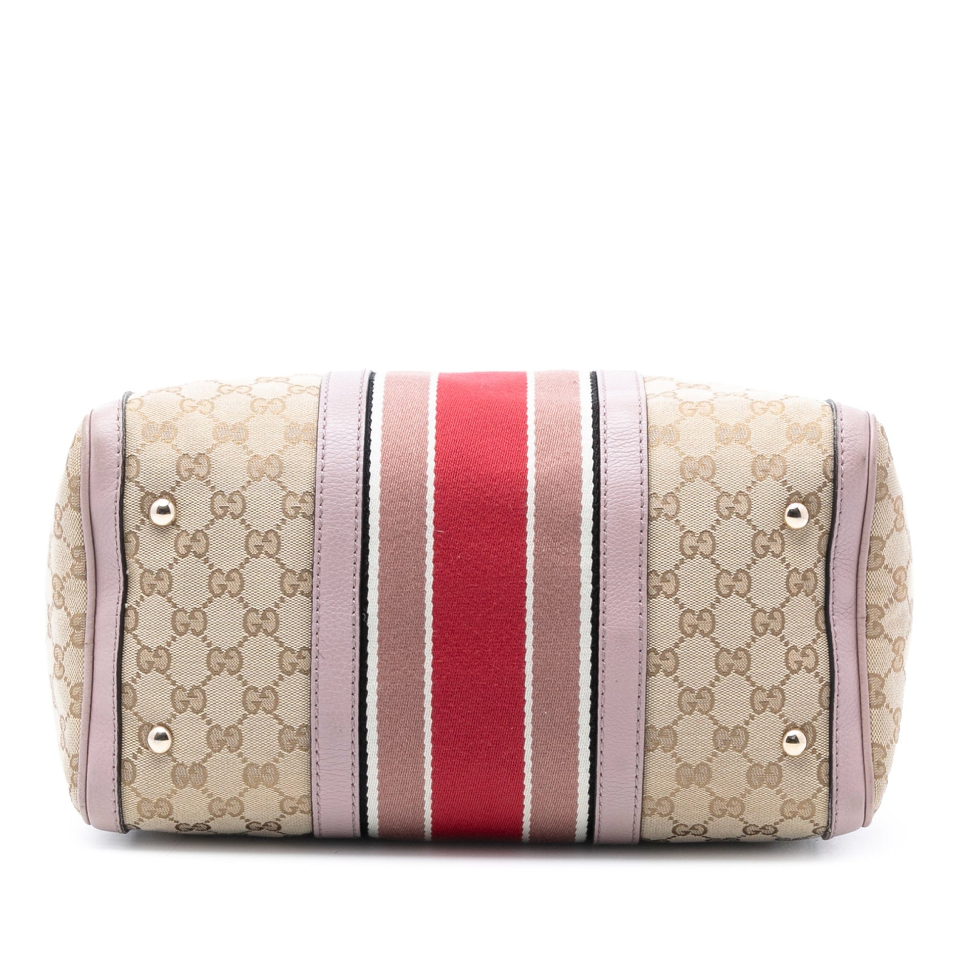 Gucci Medium GG Canvas Web Joy Boston Bag