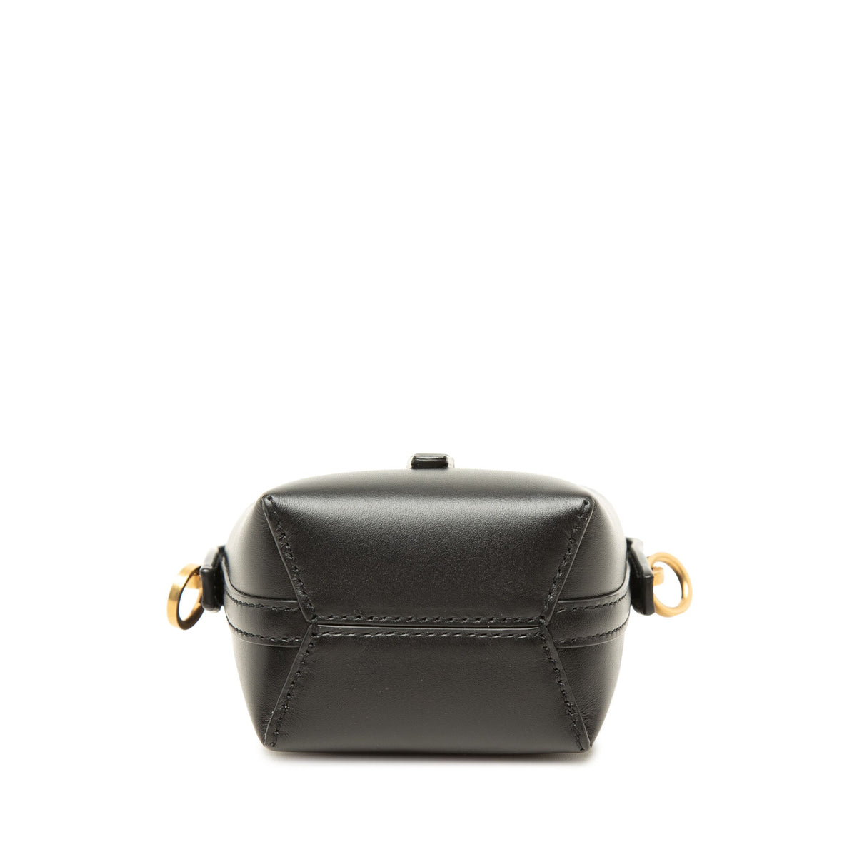 Saint Laurent Micro Shiny Calfskin Le 37 Bucket Bag — Black