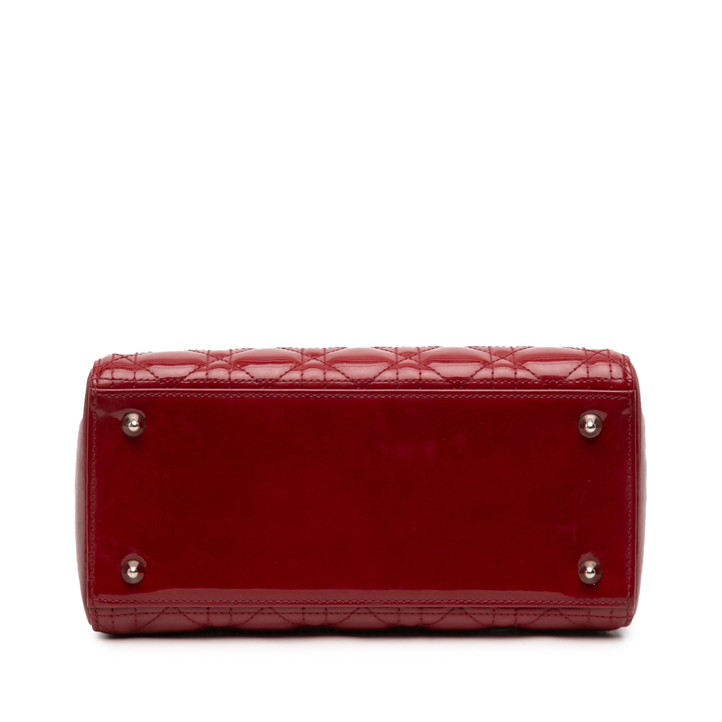 Dior Medium Patent Cannage Lady Dior