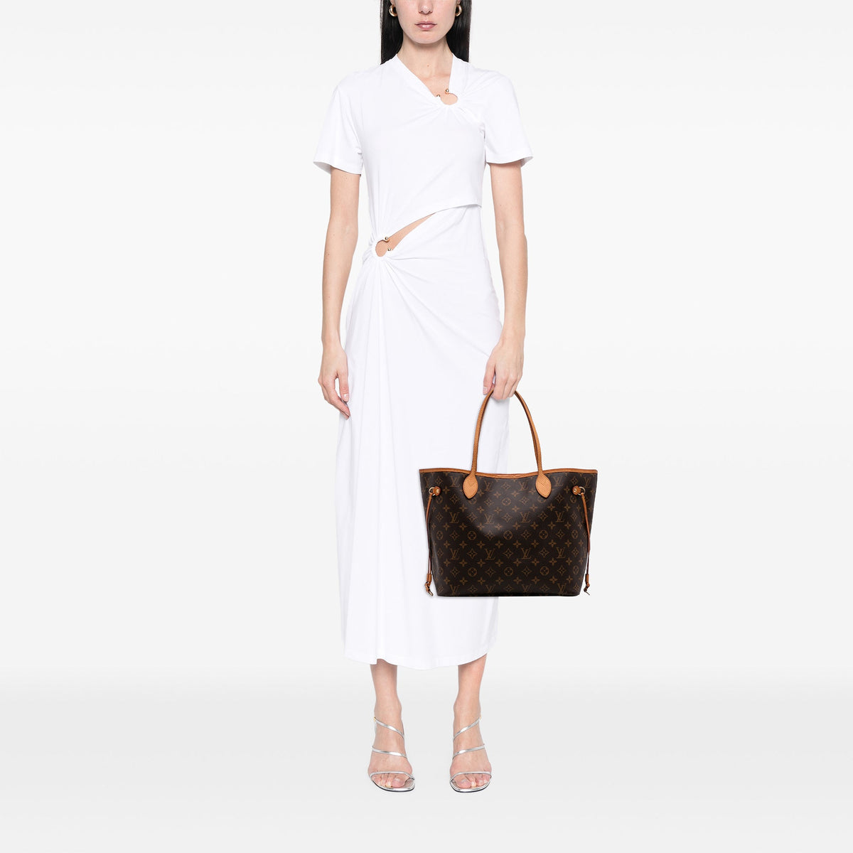 Louis Vuitton Monogram Neverfull MM — Brown