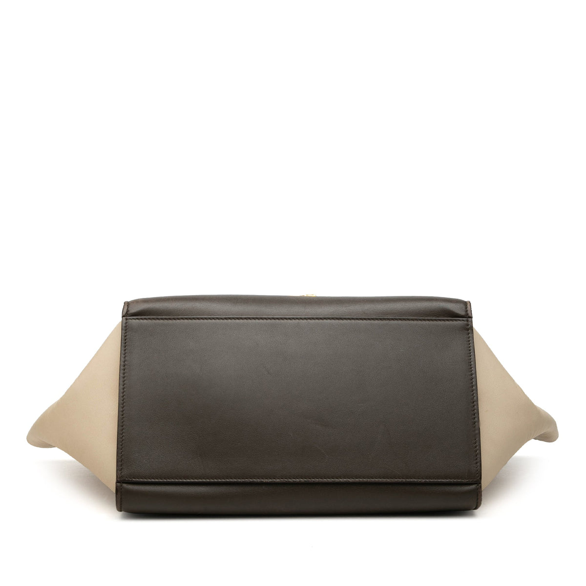 Celine Medium Tricolor Leather Trapeze Satchel