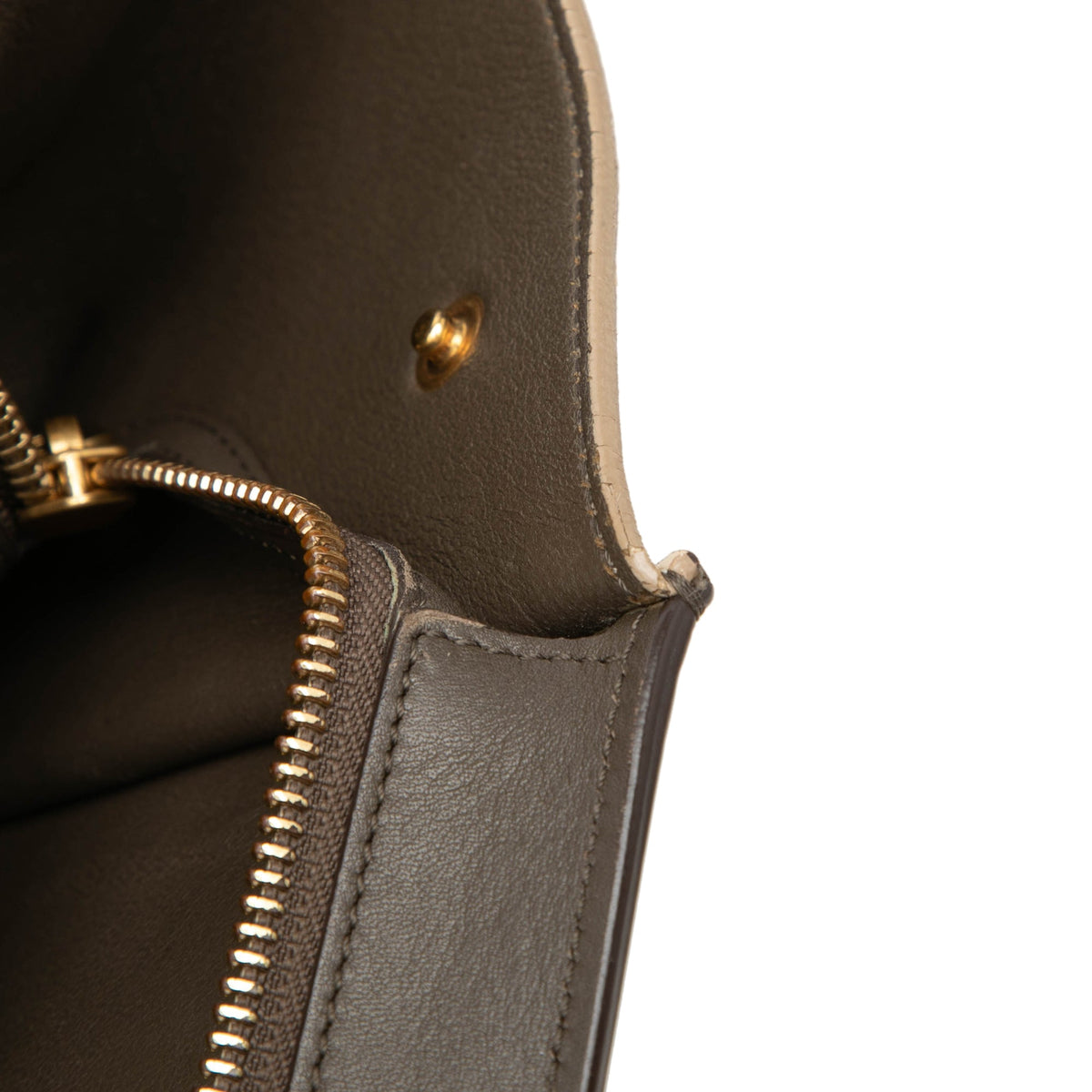 Celine Medium Tricolor Leather Trapeze Satchel