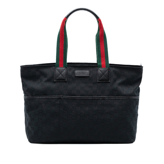 Gucci GG Canvas Web Tote