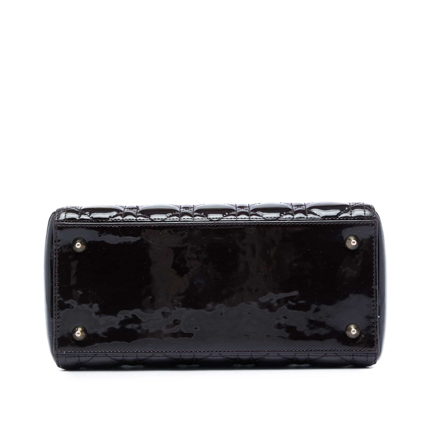 Dior Medium Patent Cannage Lady Dior