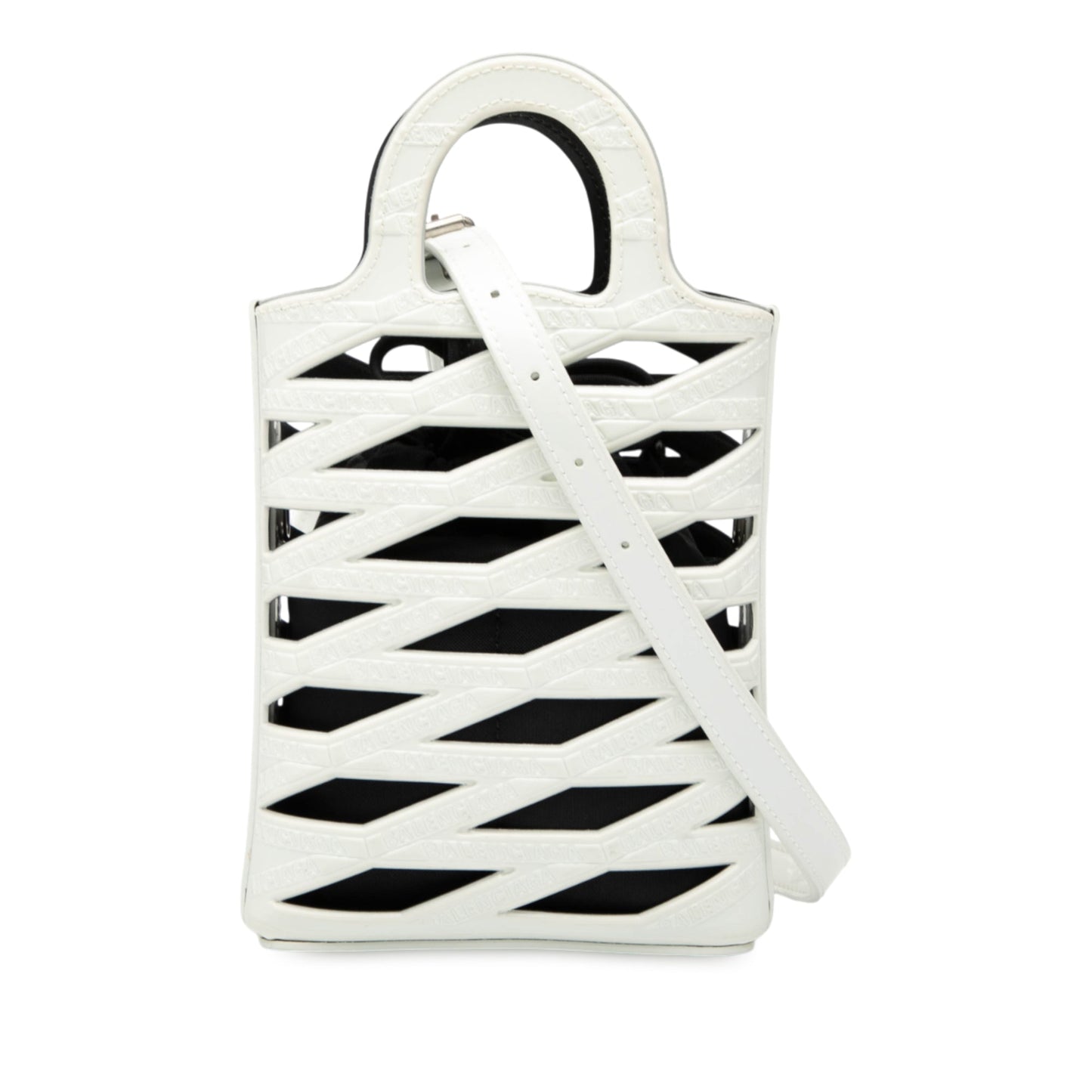 Balenciaga Leather Neo Basket Phone Holder