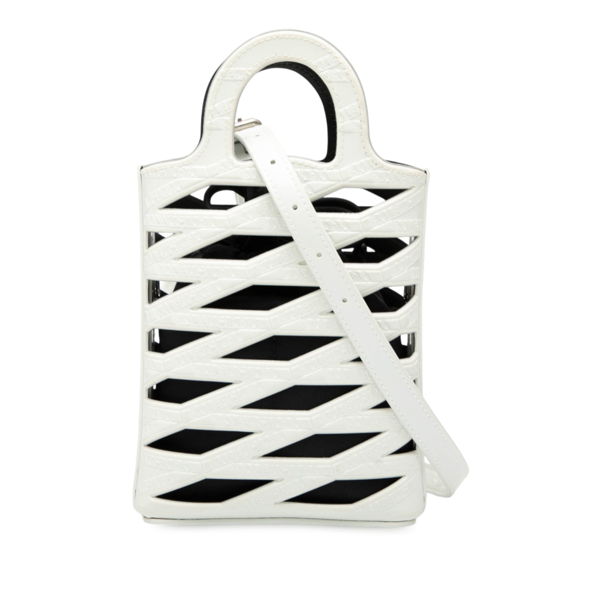 Balenciaga Leather Neo Basket Phone Holder