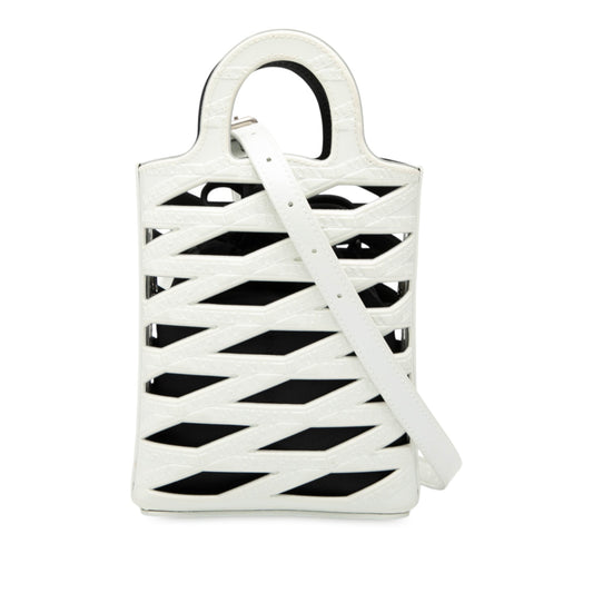 Balenciaga Leather Neo Basket Phone Holder