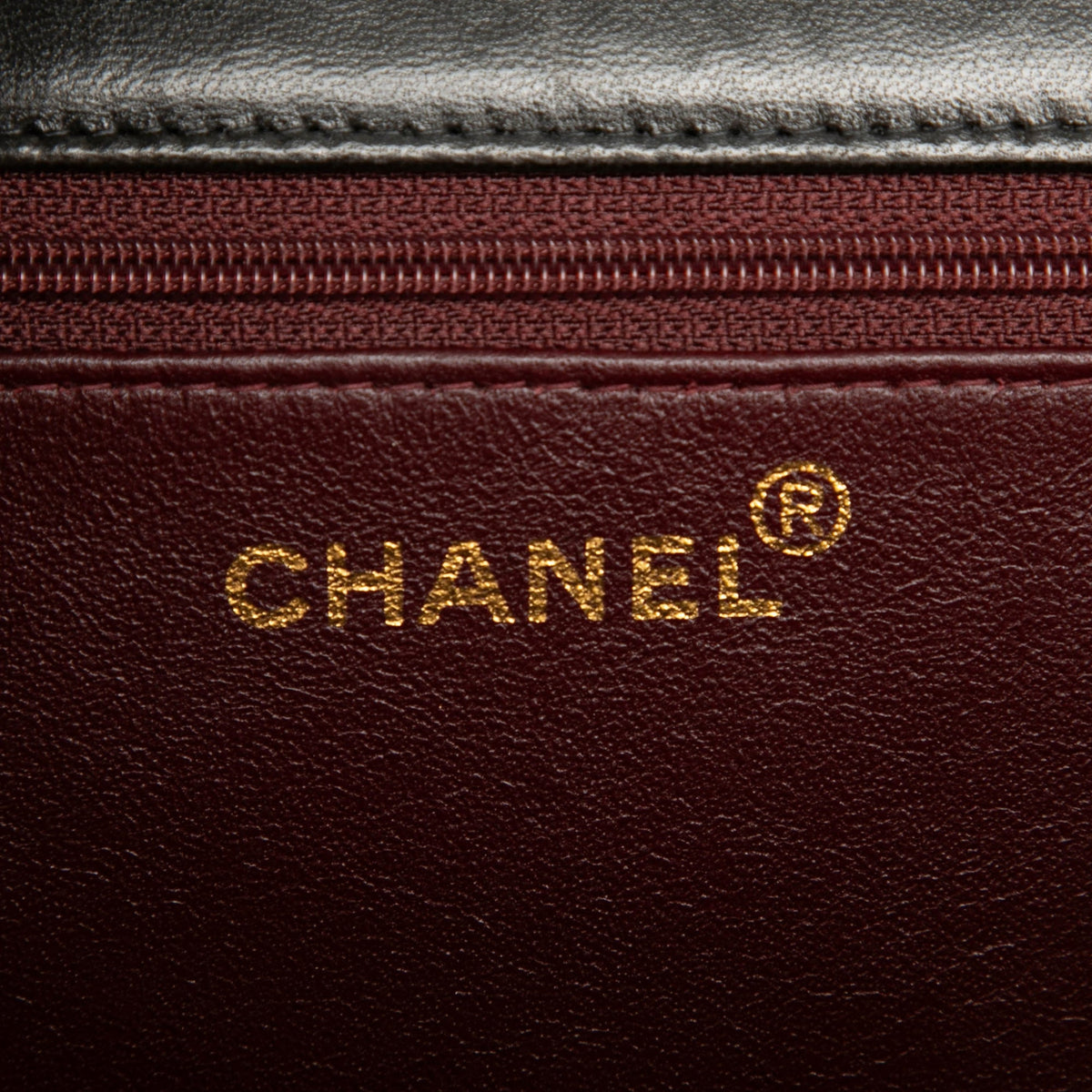 Chanel Medium CC Quilted Lambskin Single Flap — Black