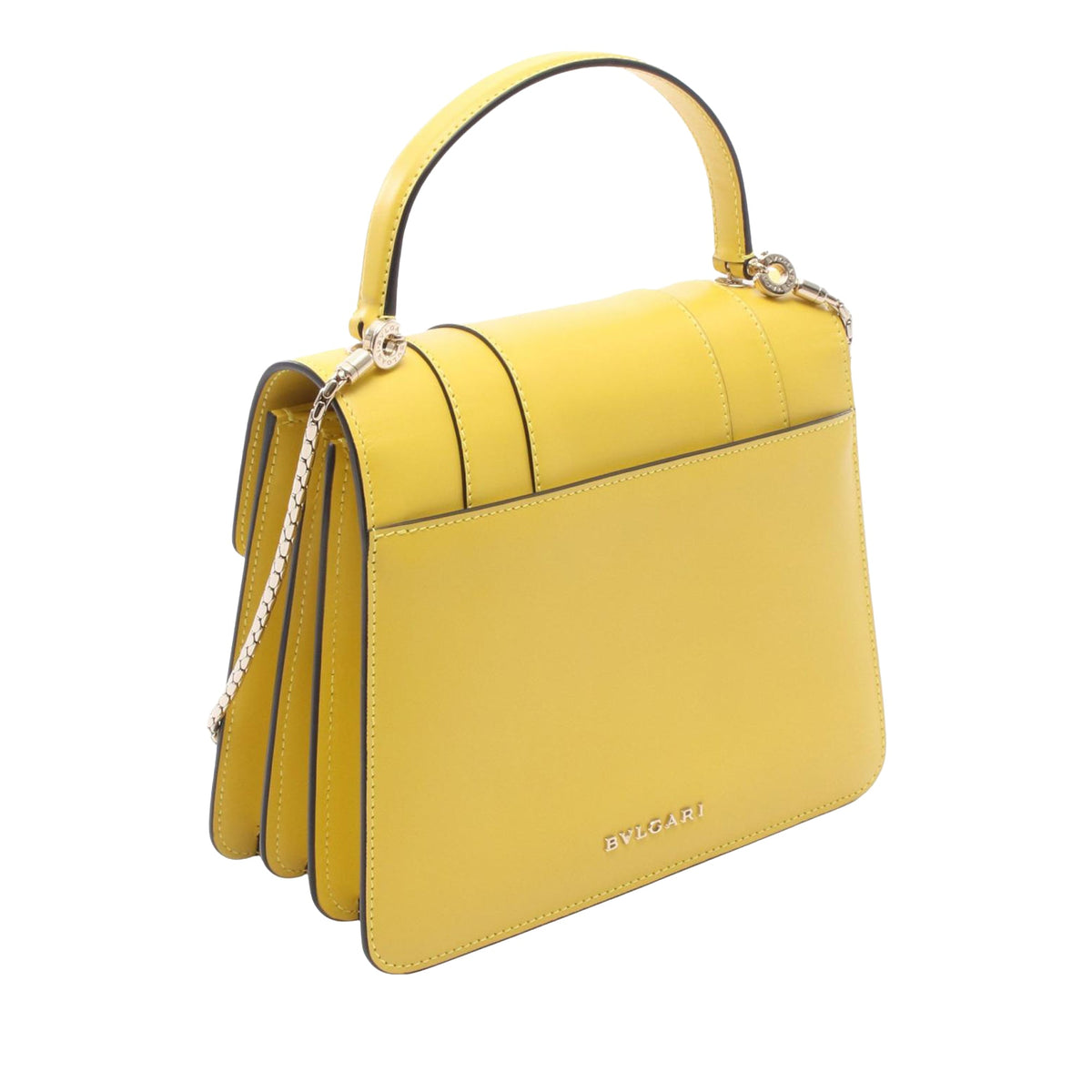 Bvlgari Calfskin Serpenti Forever Top Handle Bag