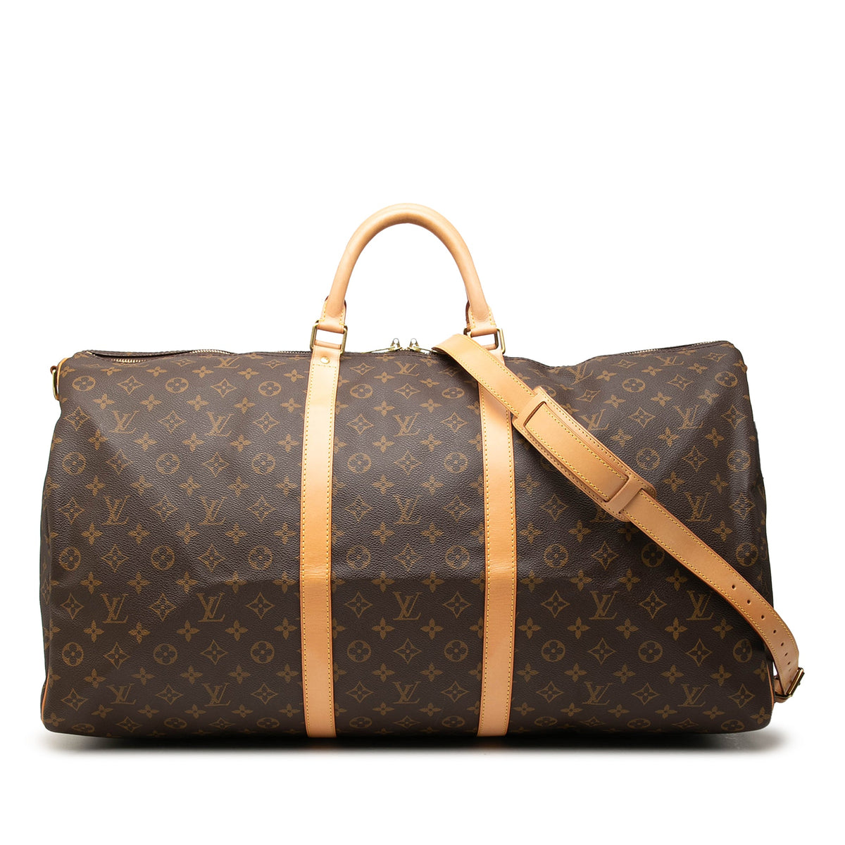 Louis Vuitton Monogram Keepall Bandouliere 60 — Brown