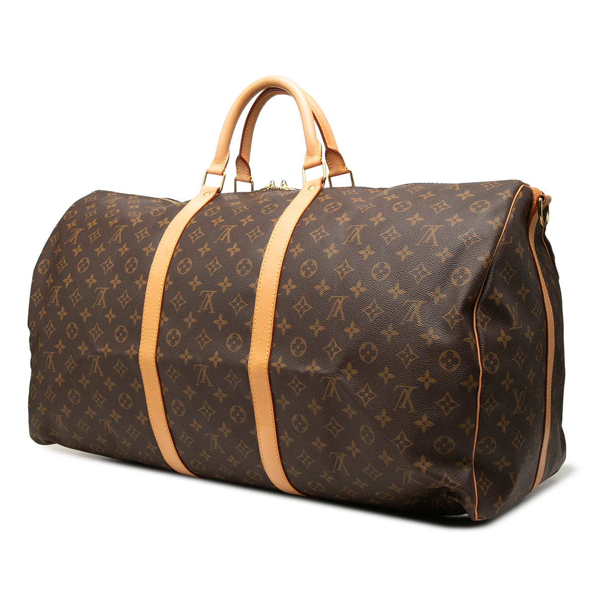 Louis Vuitton Monogram Keepall Bandouliere 60 — Brown