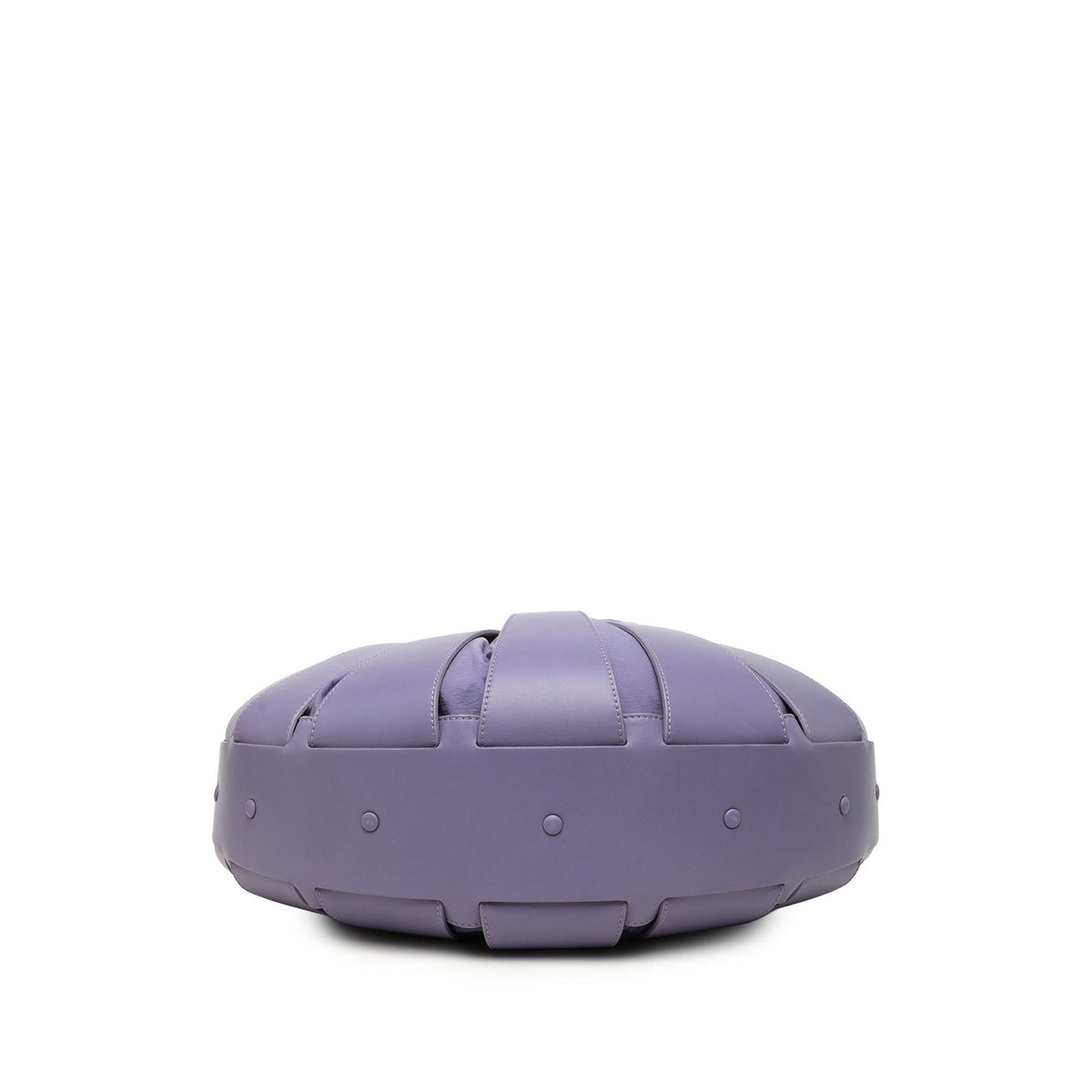 Bottega Veneta Medium Calfskin The Shell Satchel — Purple