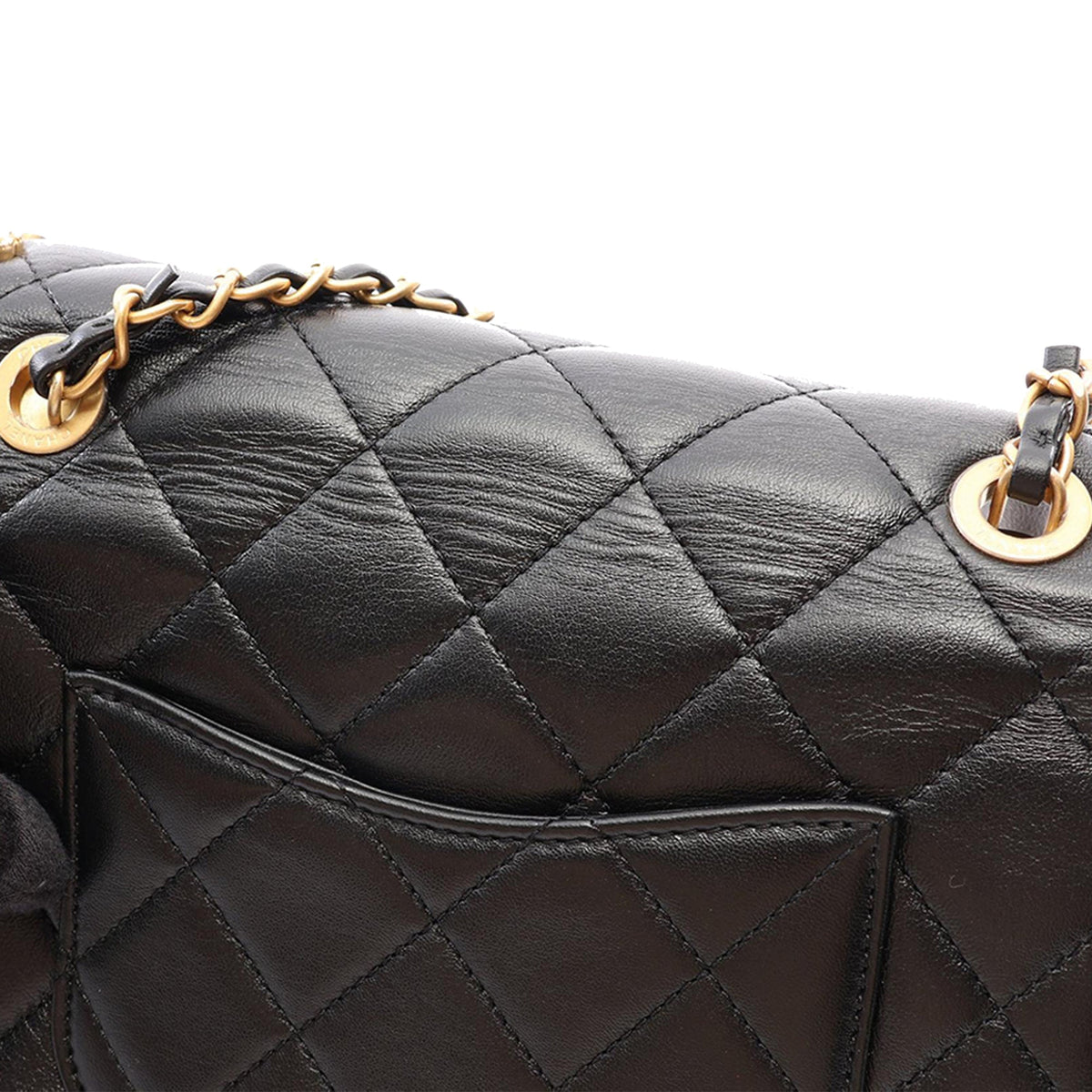 Chanel Quilted Lambskin Paris Monaco Flap — Black