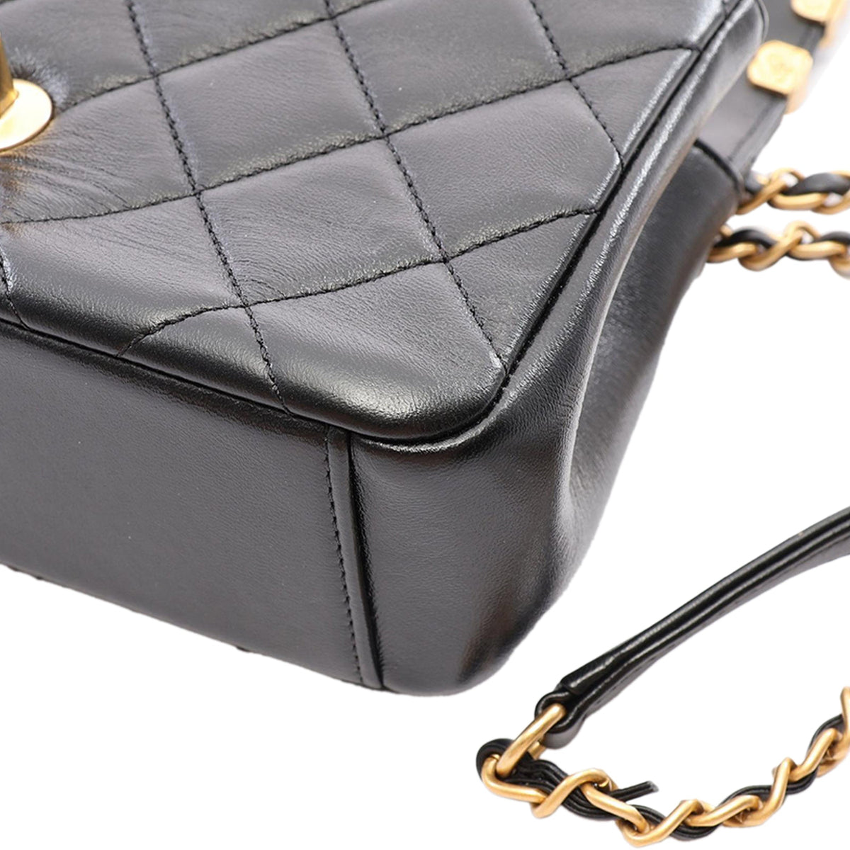 Chanel Quilted Lambskin Paris Monaco Flap — Black