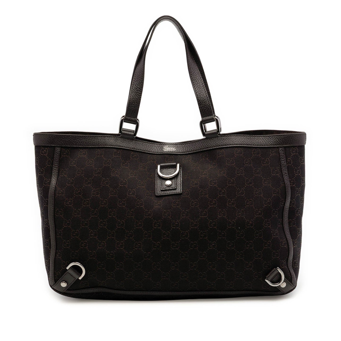 Gucci GG Denim Abbey D Ring Tote