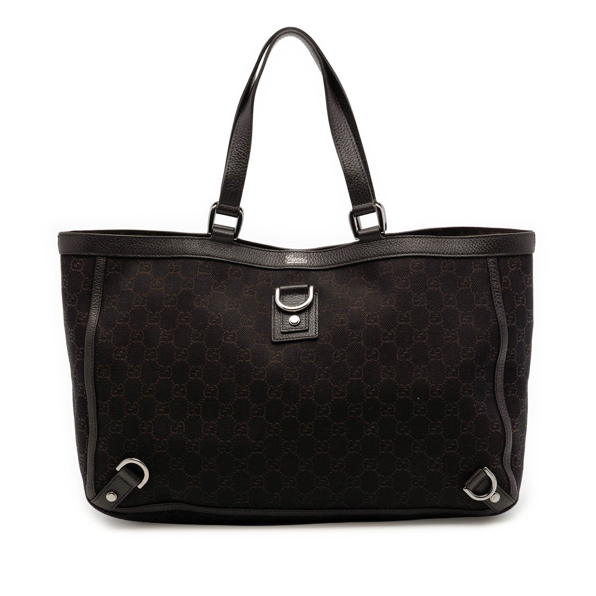 Gucci GG Denim Abbey D Ring Tote