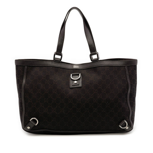 Gucci GG Denim Abbey D Ring Tote