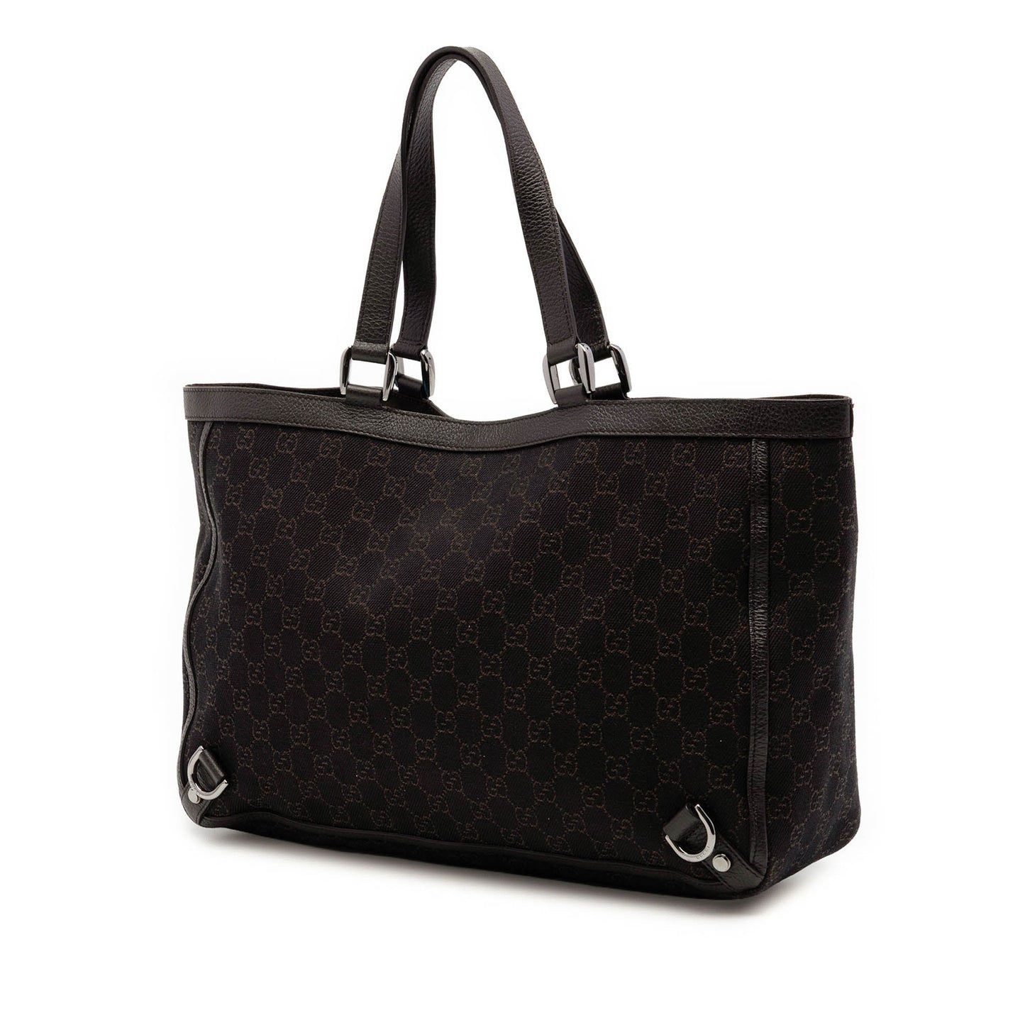 Gucci GG Denim Abbey D Ring Tote