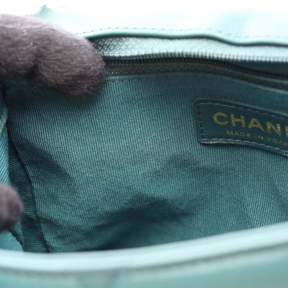 Chanel CC Quilted Lambskin Single Flap