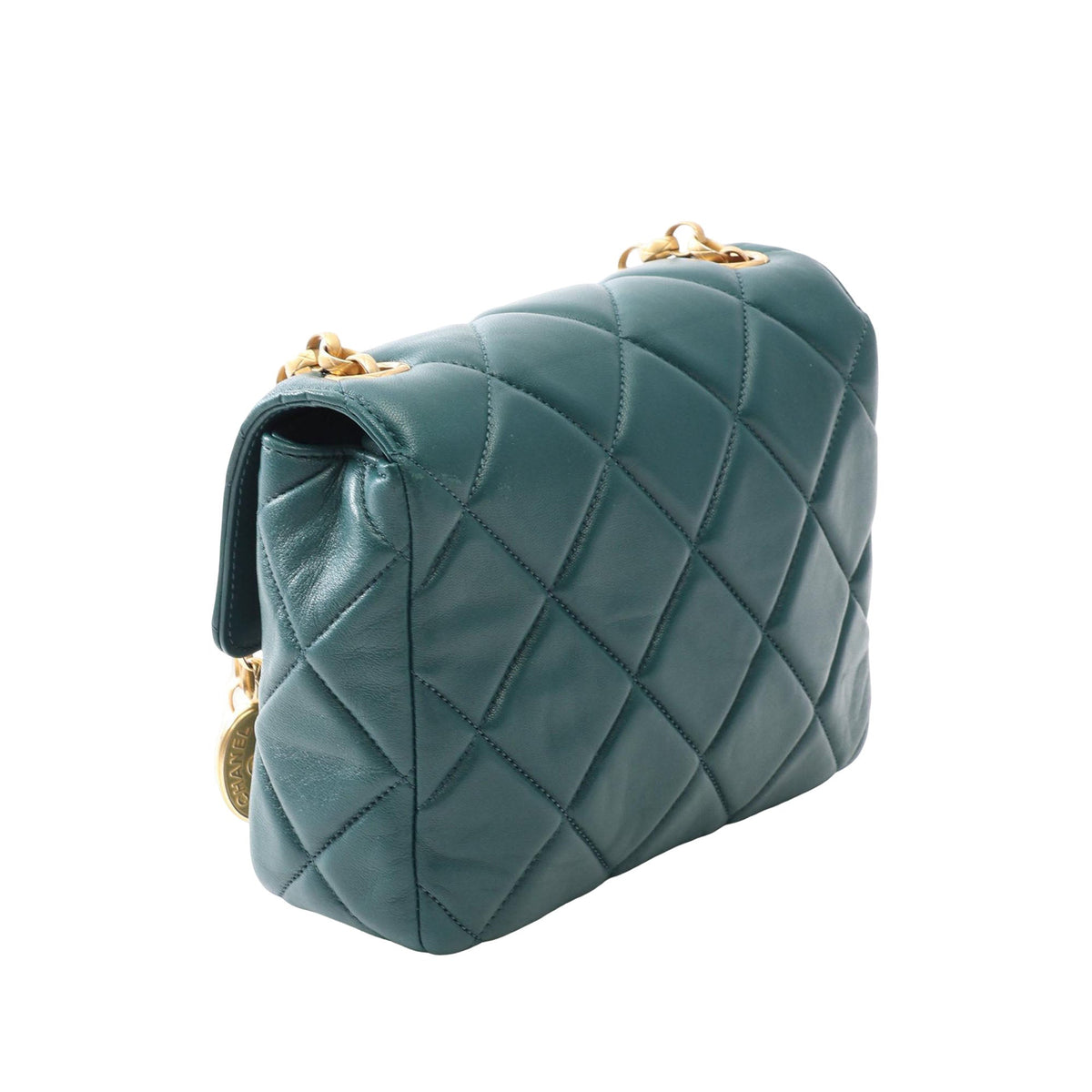 Chanel CC Quilted Lambskin Single Flap