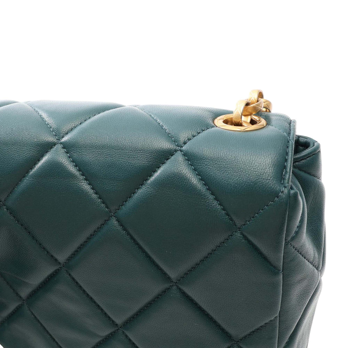 Chanel CC Quilted Lambskin Single Flap
