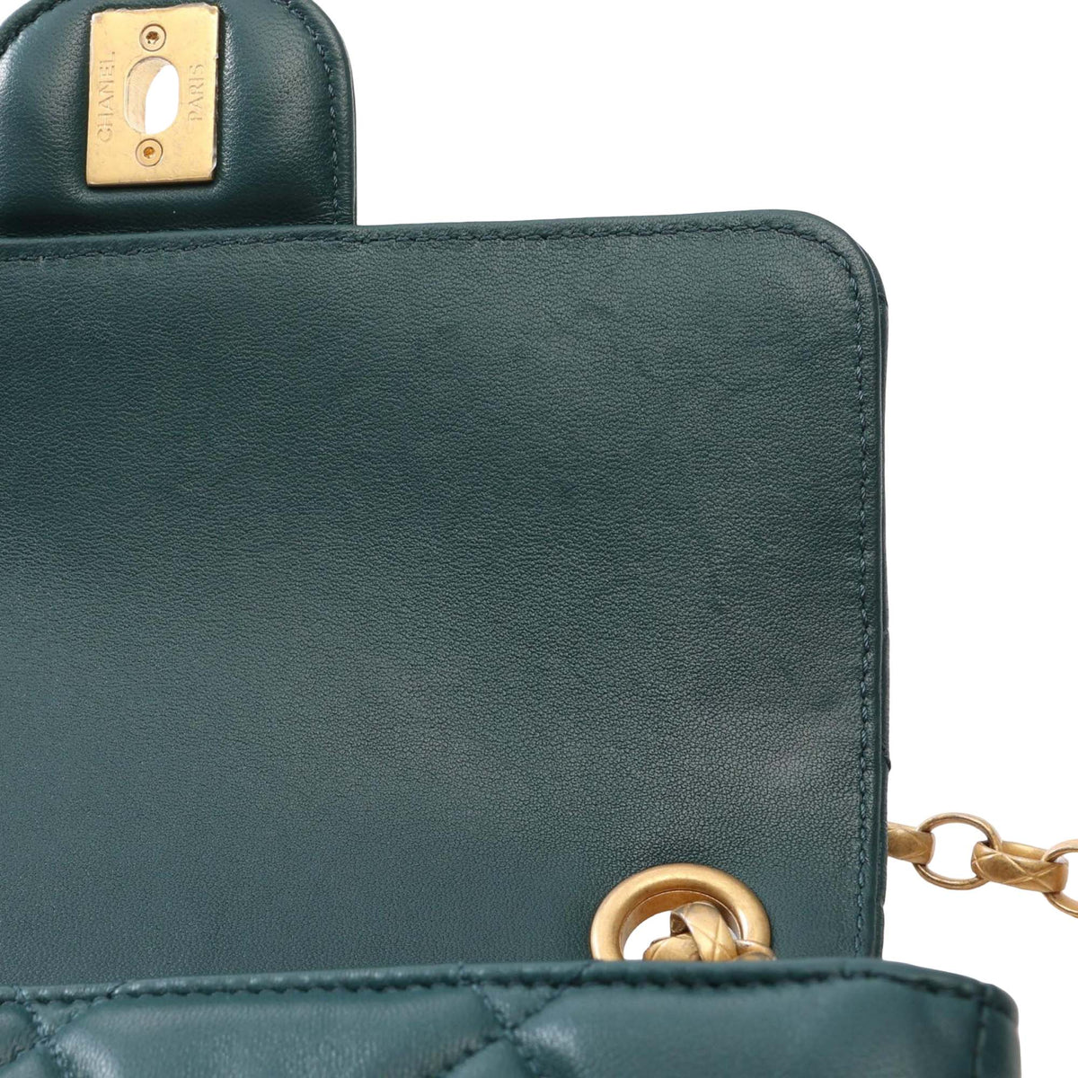 Chanel CC Quilted Lambskin Single Flap