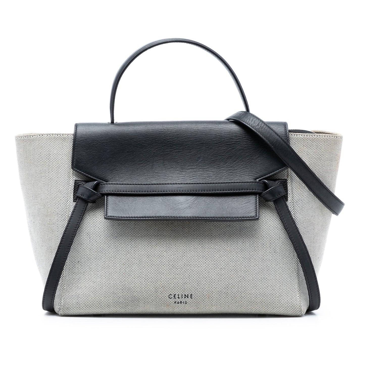 Mini Canvas and Leather Belt Bag