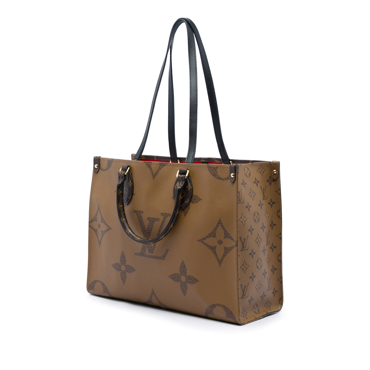 Louis Vuitton Monogram Reverse Giant OnTheGo MM — Brown