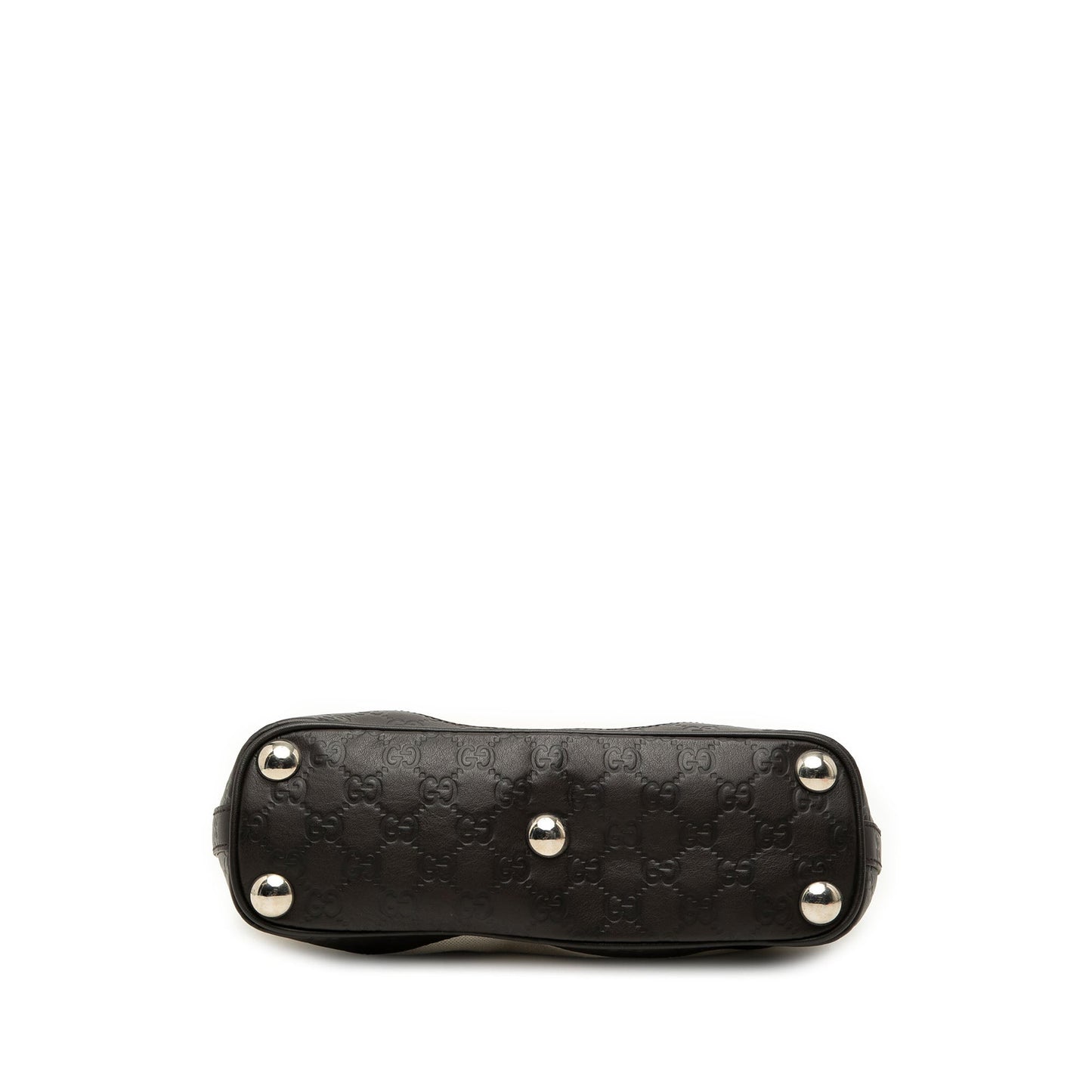 Gucci Guccissima Trimmed Canvas Handbag