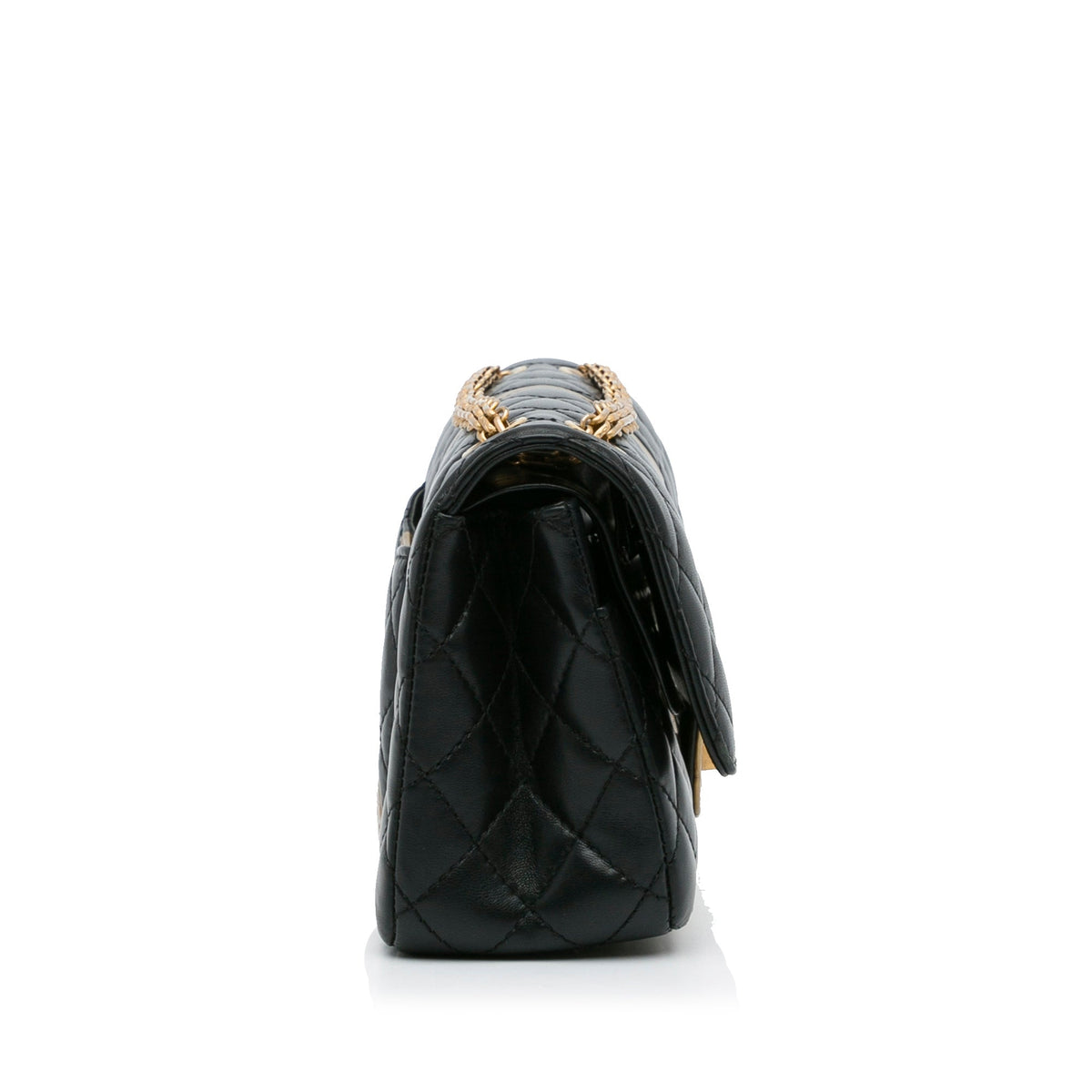 Chanel Medium Croc Embossed Lambskin 2.55 Reissue Double Flap Bag