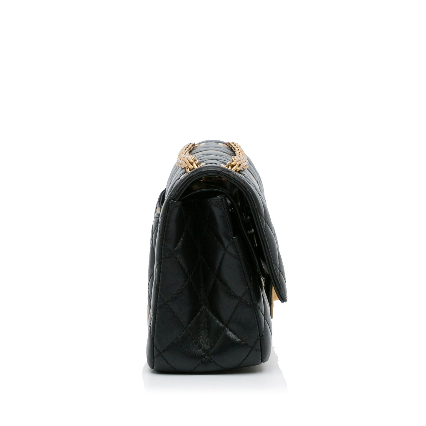 Chanel Medium Croc Embossed Lambskin 2.55 Reissue Double Flap Bag