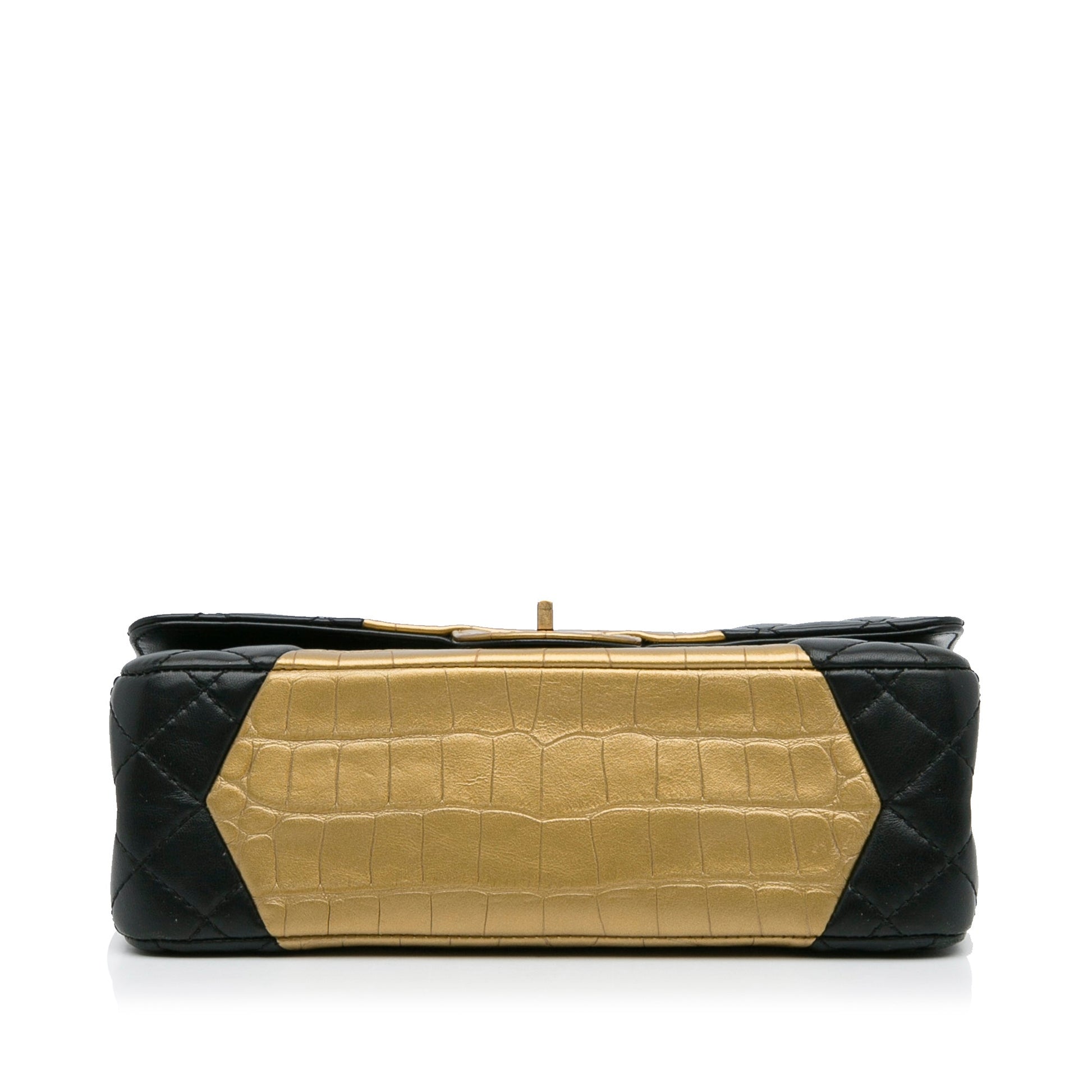 Chanel Medium Croc Embossed Lambskin 2.55 Reissue Double Flap Bag