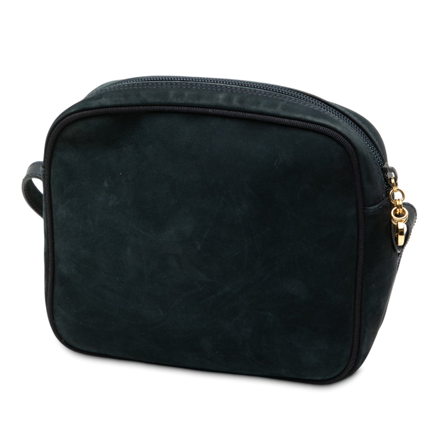 Ferragamo Suede Vara Bow Crossbody